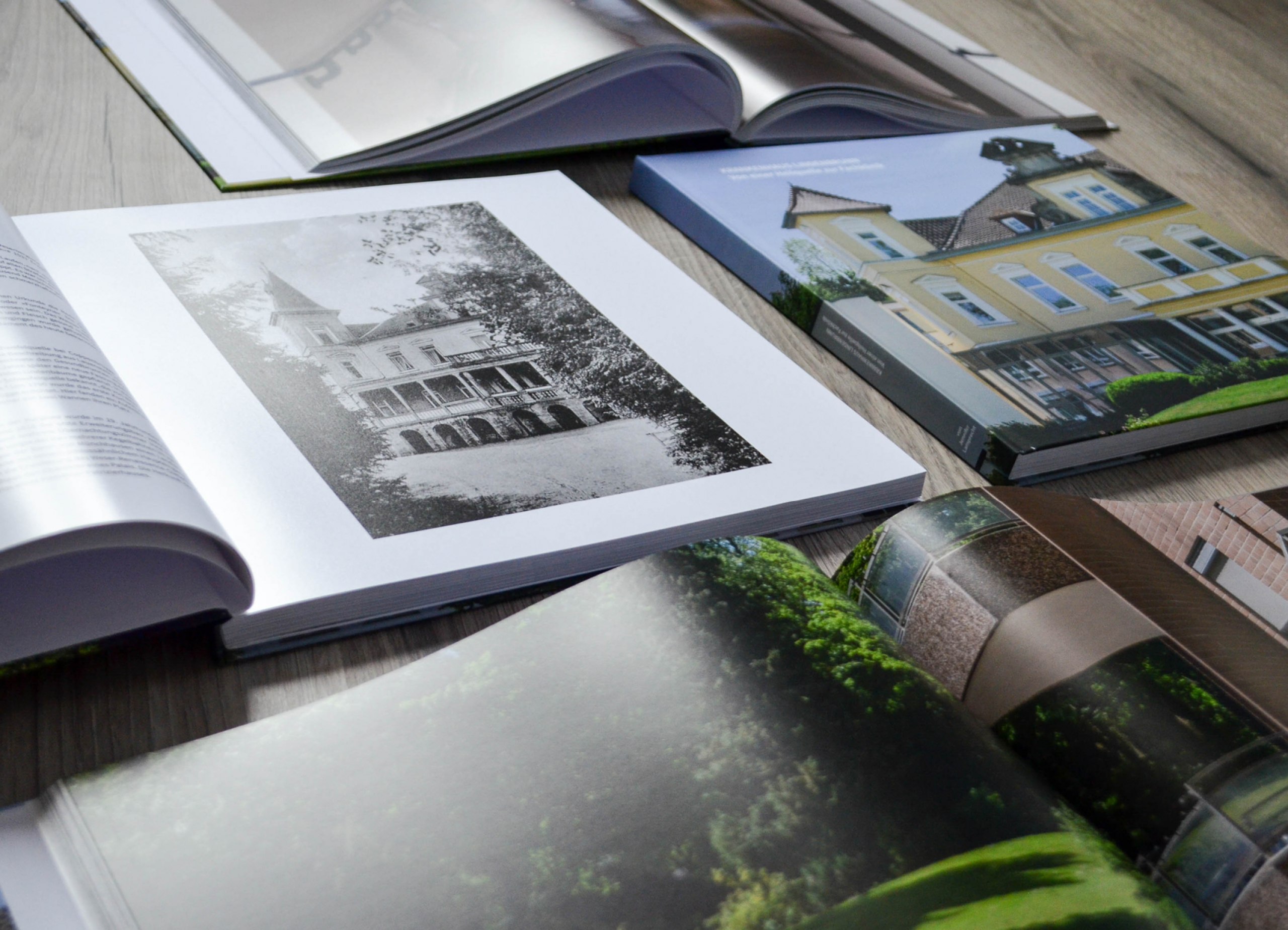 Gestaltung eines Fotobuchs mit der Geschichte des Coppenbrügger Krankenhauses