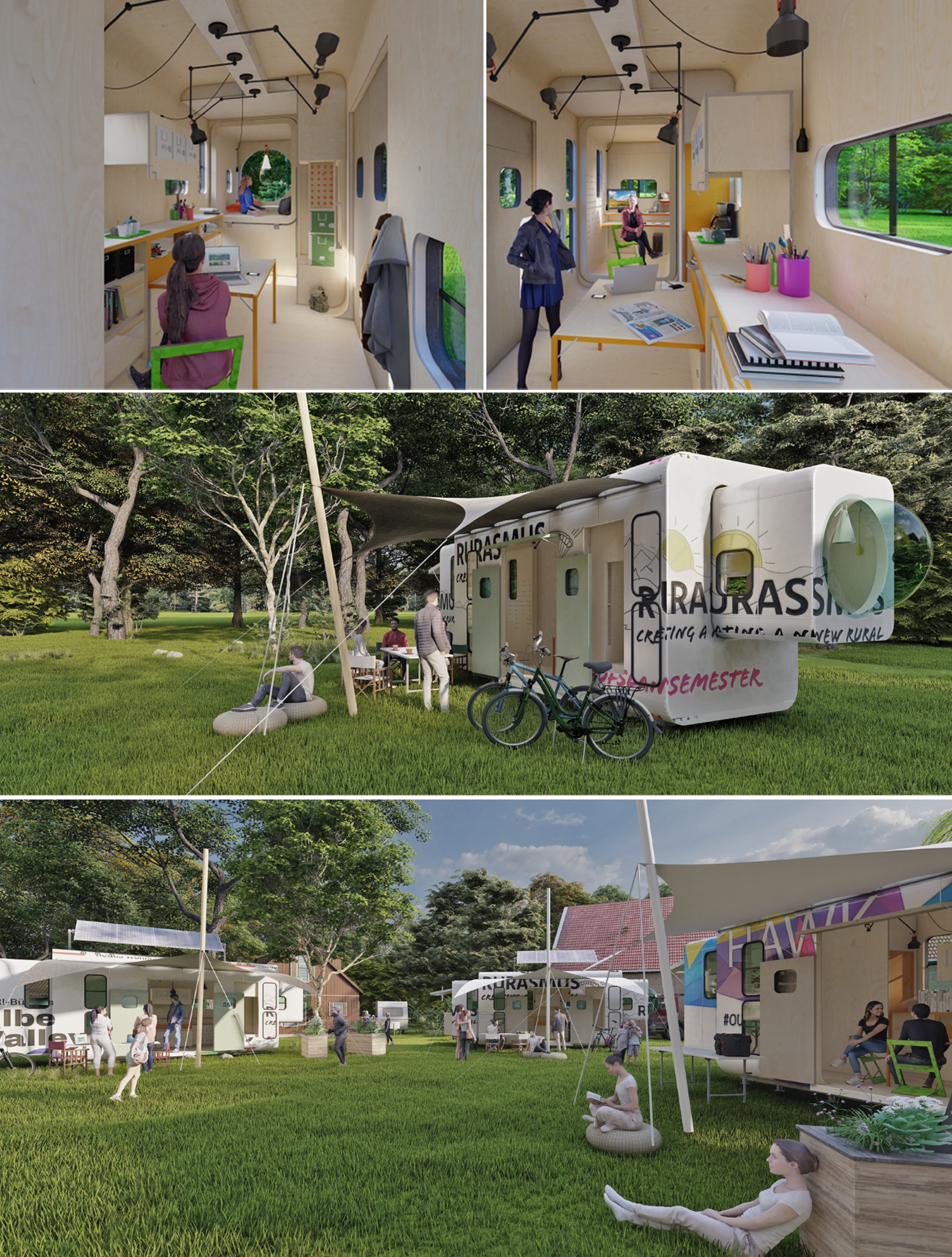 Gestaltung eines Kreativraumes für Studierende außerhalb der Hochschul-Inftrastruktur