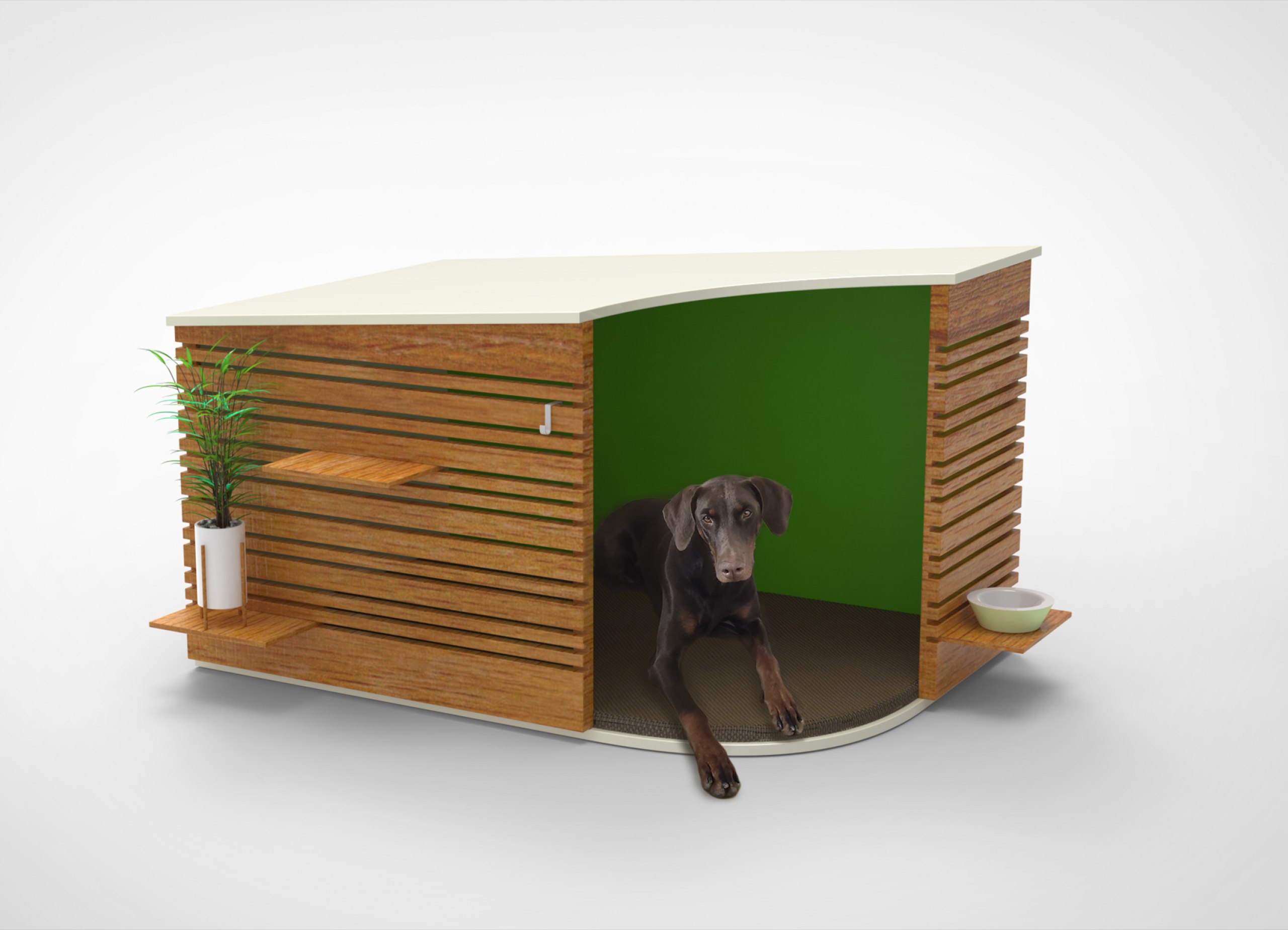 Konzeption und Gestaltung eines bedürfnisorientierten Ruheortes für Hunde im Wohnbereich