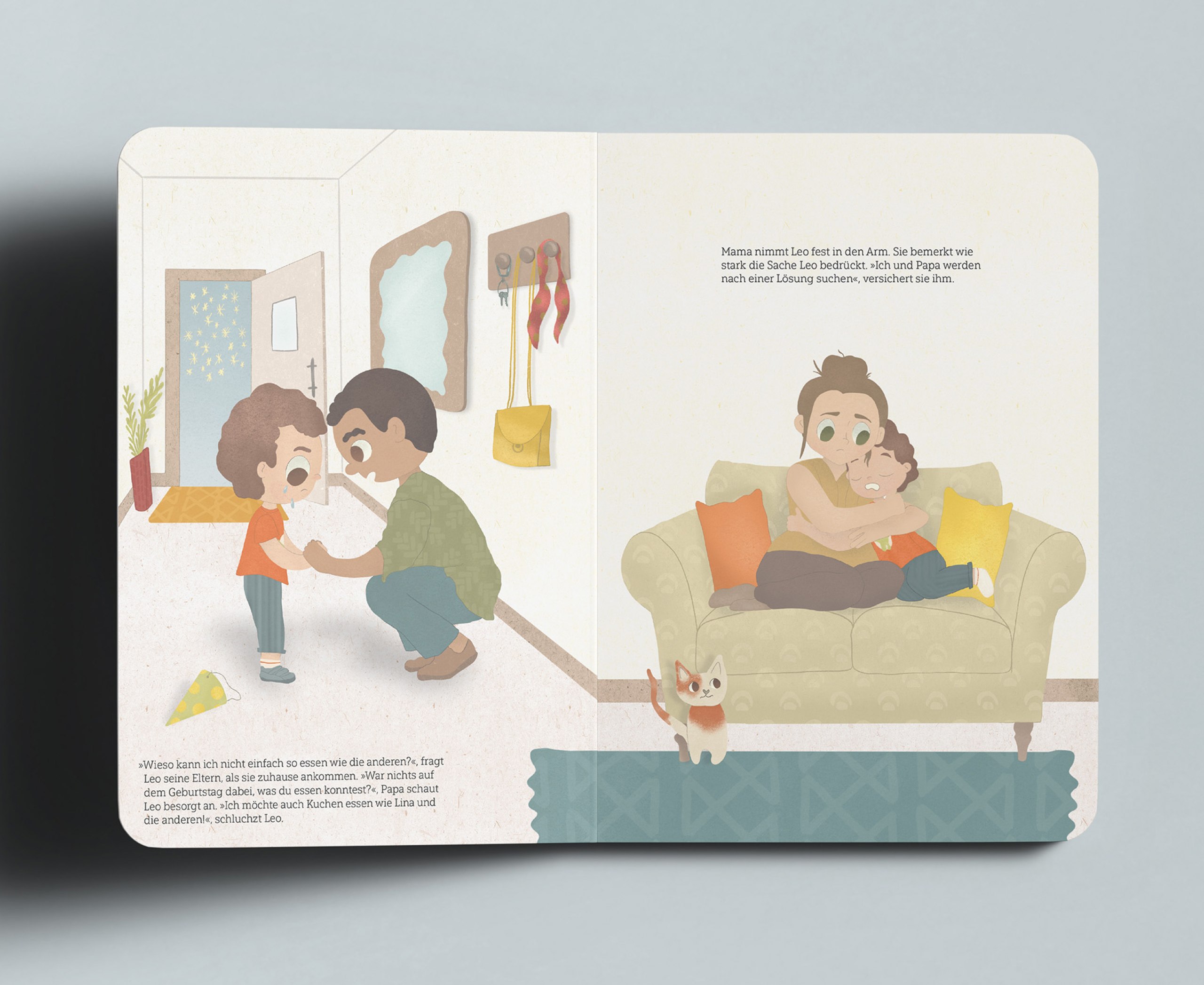 Gestaltung eines Kinderbuches zum Thema ARFID und sensorischer Nahrungsverweigerung