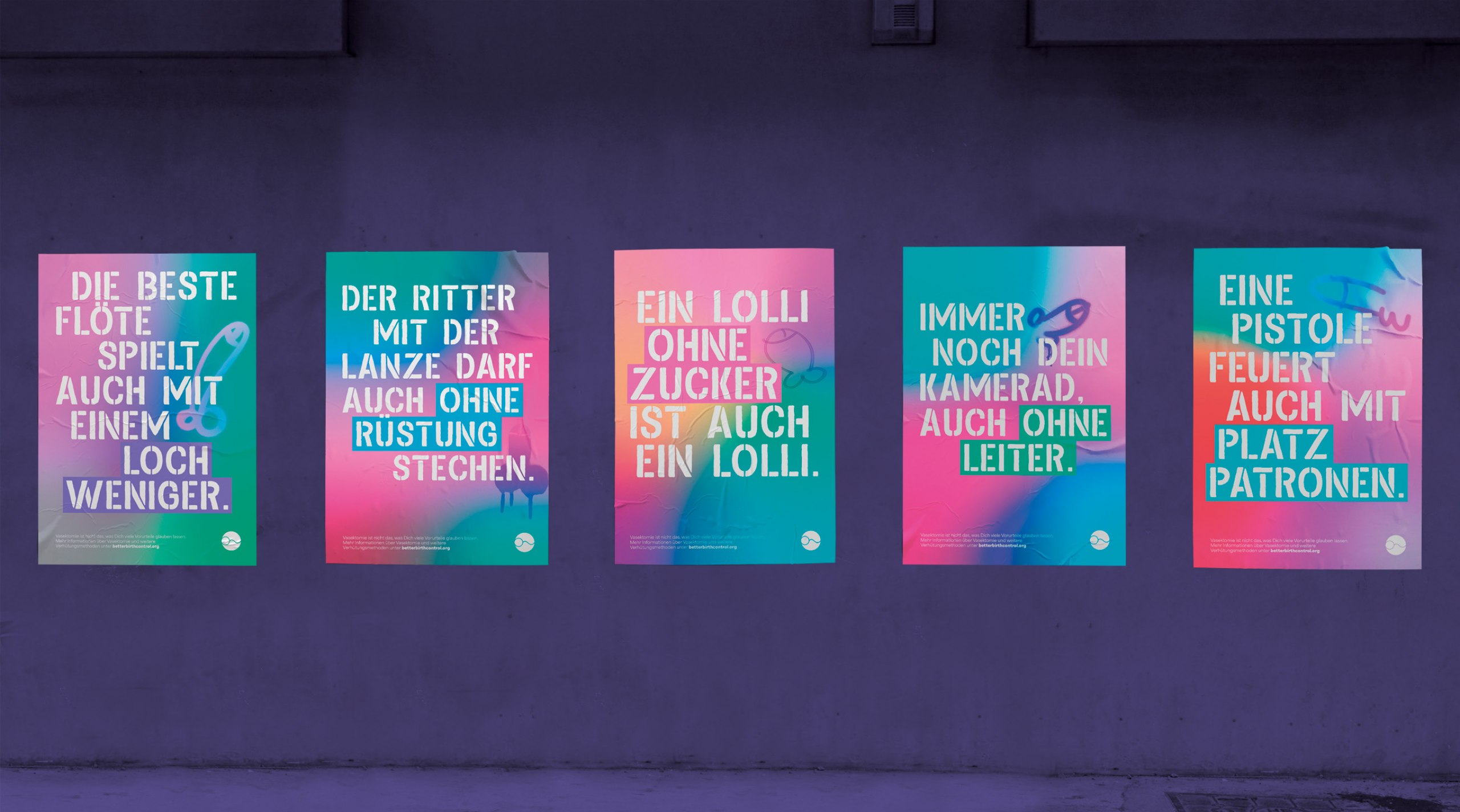 eine Aufklärungskampagne über die Vorurteile der Vasektomie