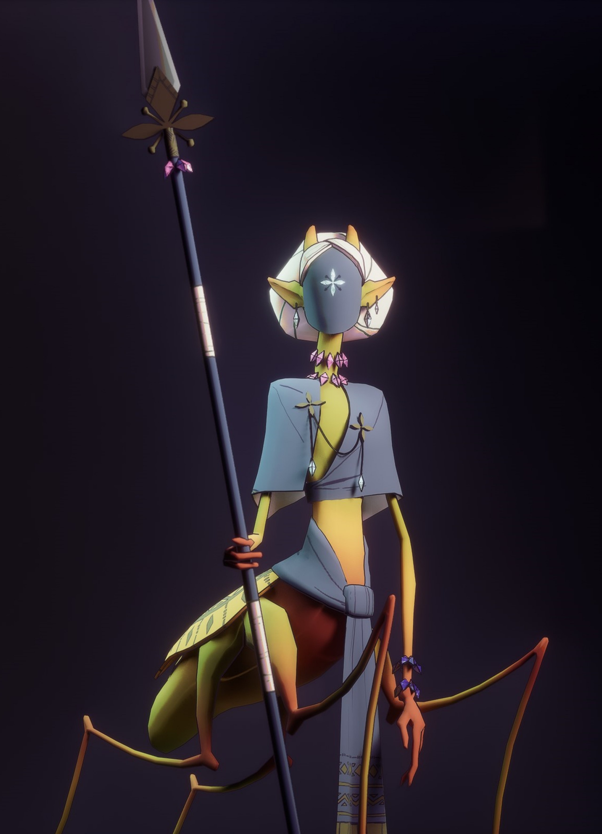 Concept Art für ein pazifistisches Game