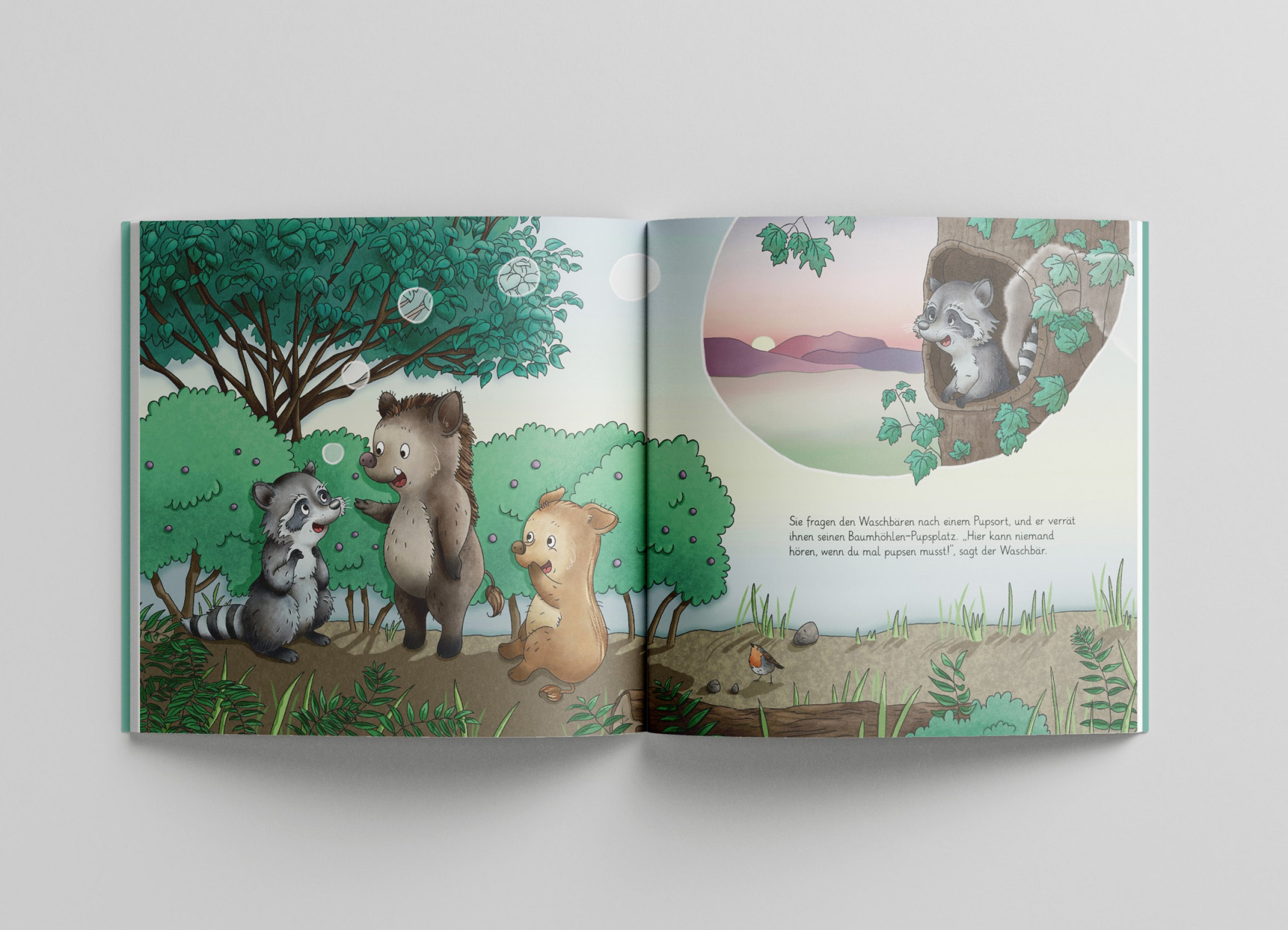 Konzeption, Gestaltung und Illustration eines Kinderbuches