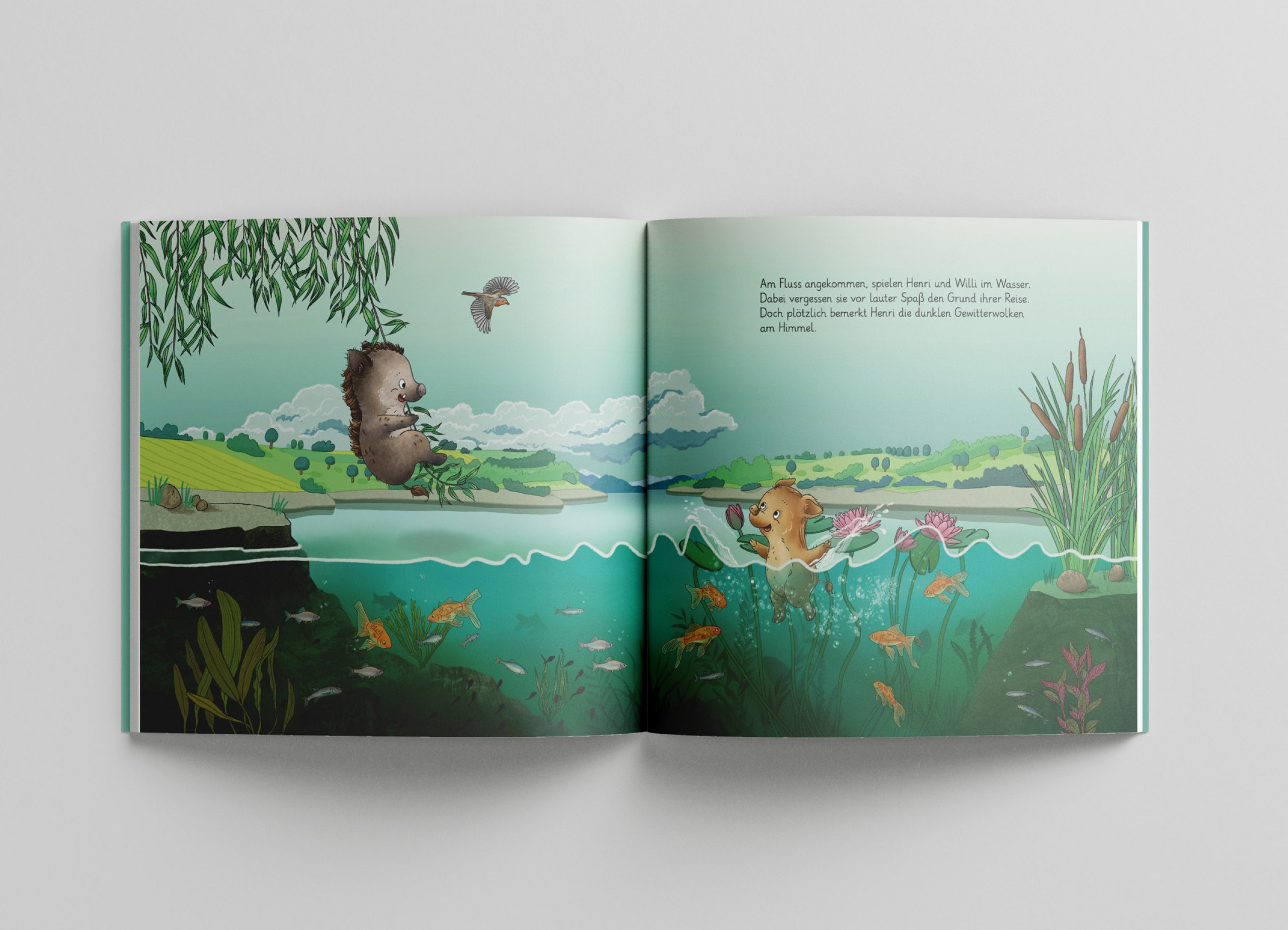 Konzeption, Gestaltung und Illustration eines Kinderbuches