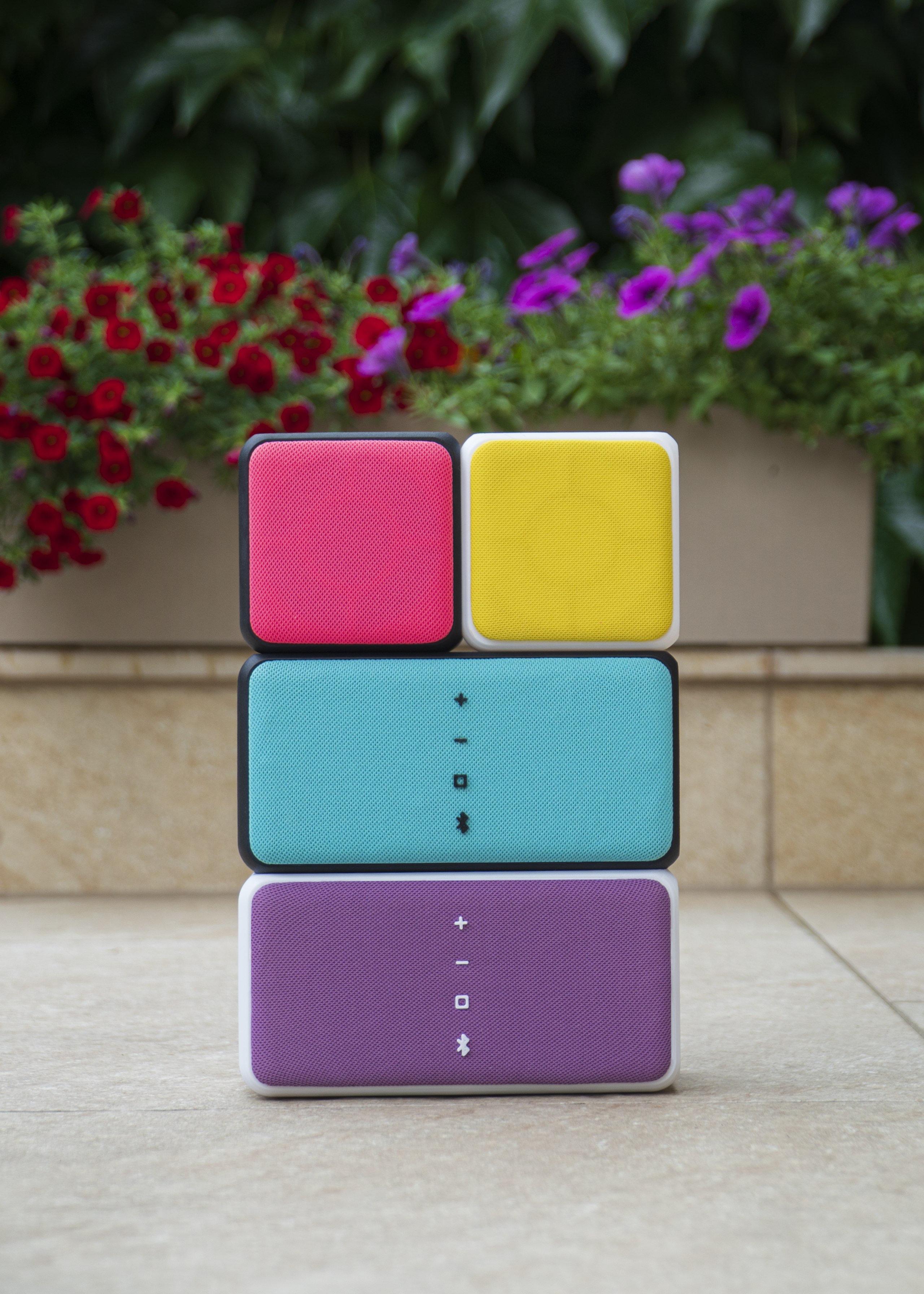 Modulares Bluetoothlautsprechersystem mit Packaging Design