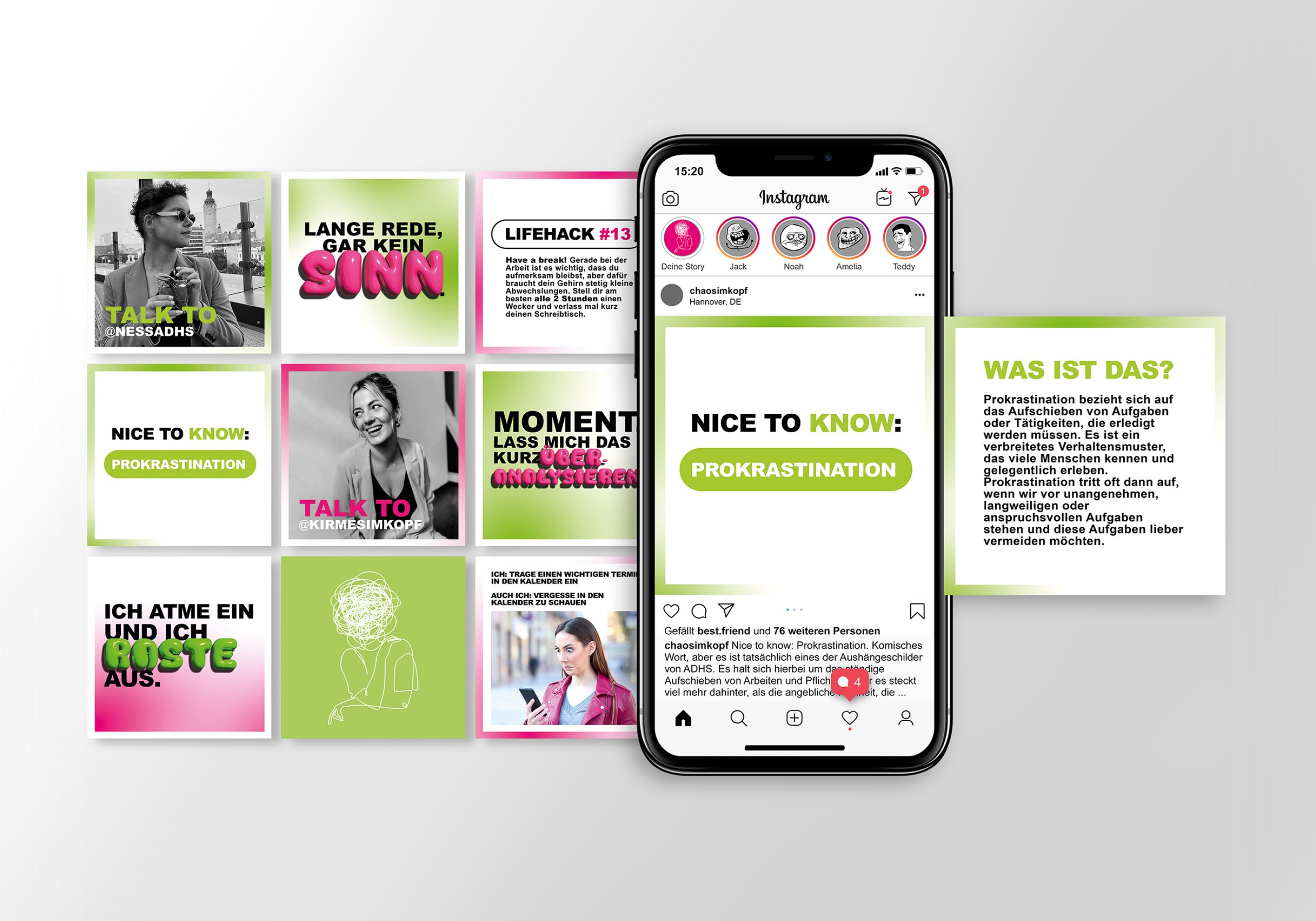 Eine Kampagne für die Symptomatik einer ADHS bei Erwachsenen