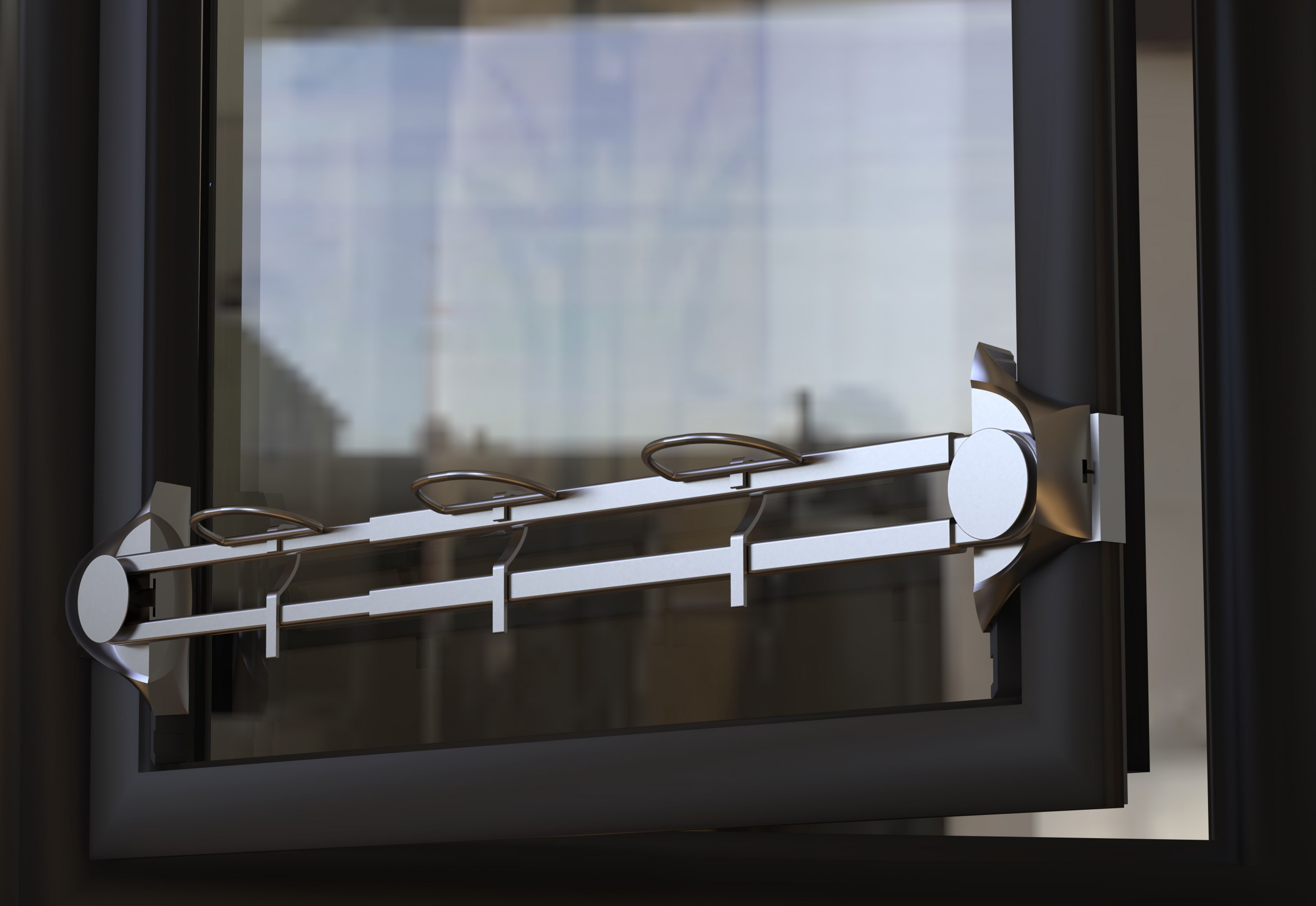 Platzsparende Blumentopfaufhänger für das Fenster : All for Tiny Windowspace