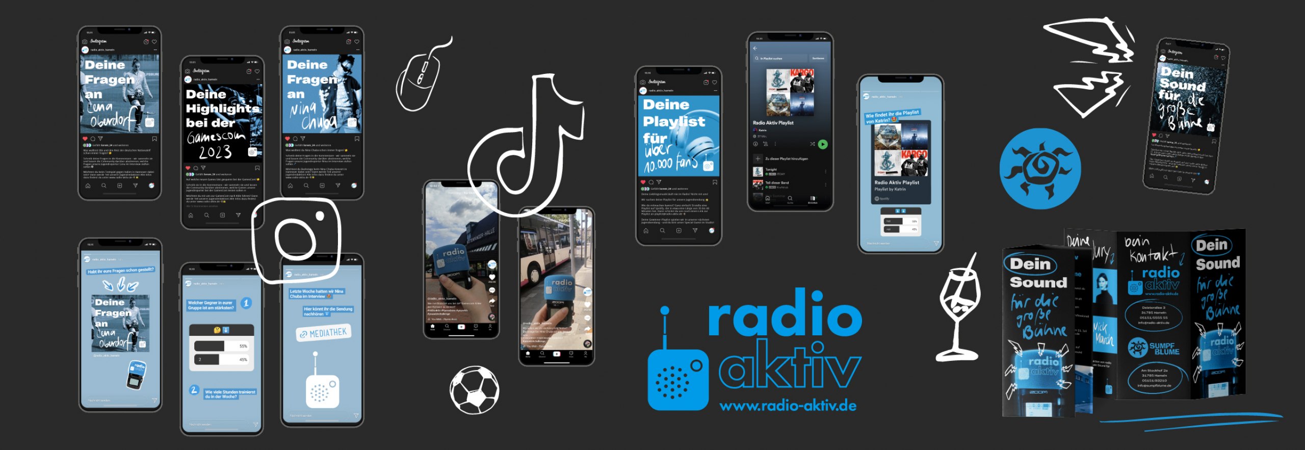Eine Kampagne für den Bürgerradiosender radio aktiv e.V.