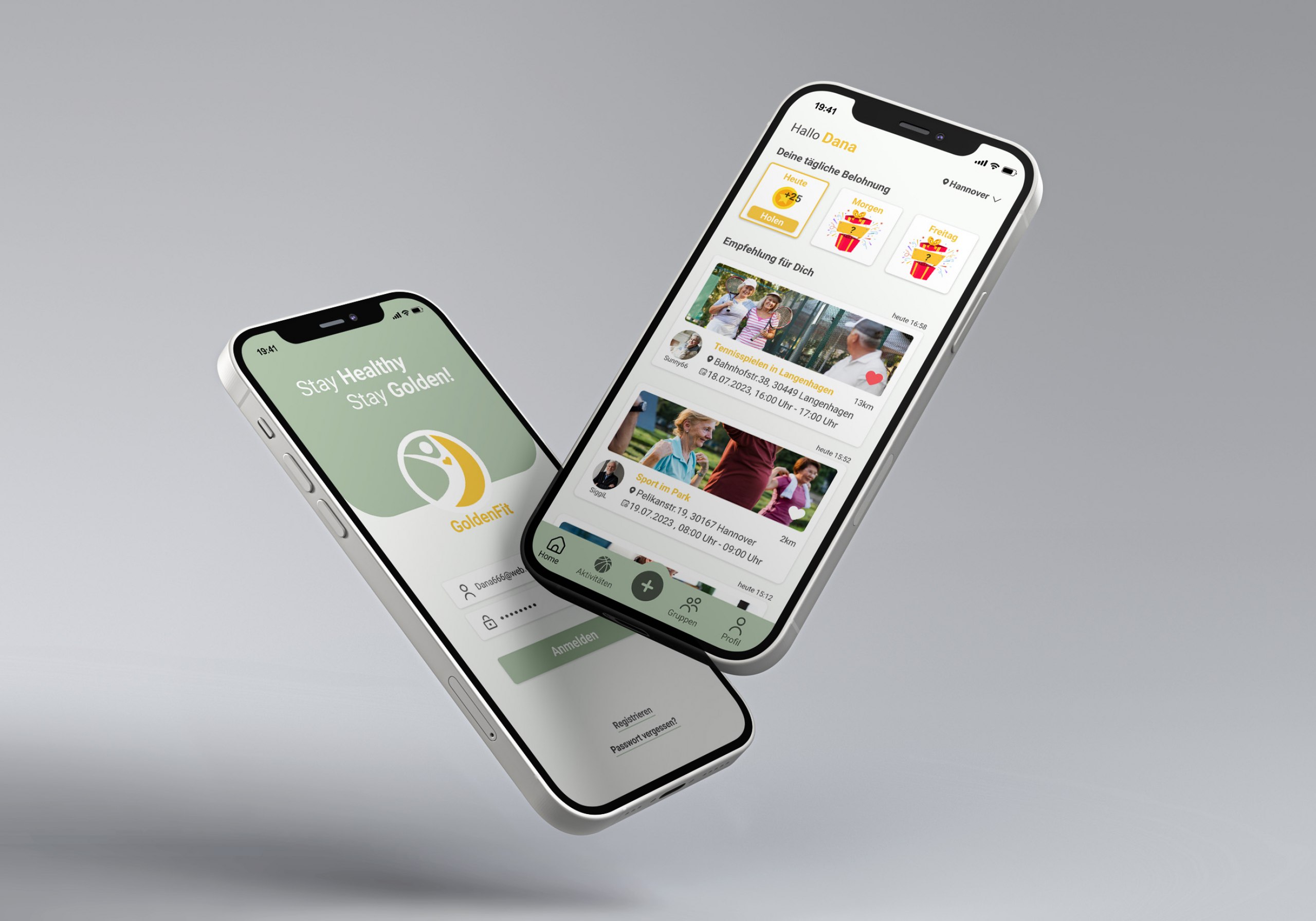 Konzeption und Design einer App als Plattform für die Gesundheit von Senioren