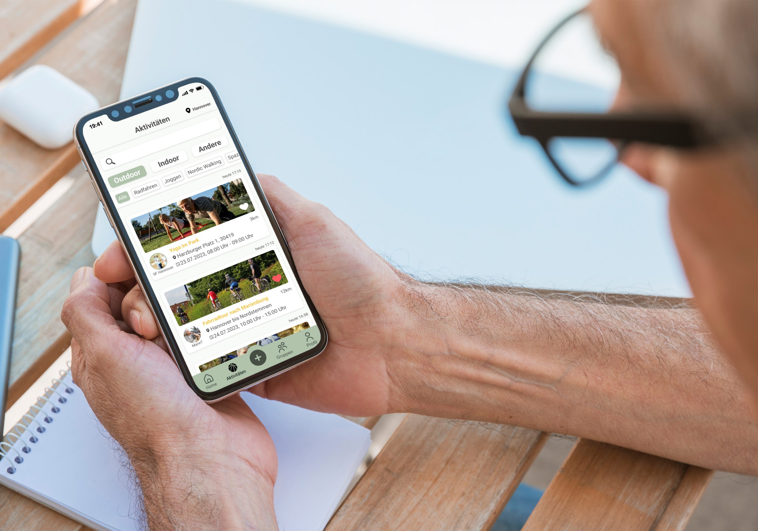 Konzeption und Design einer App als Plattform für die Gesundheit von Senioren