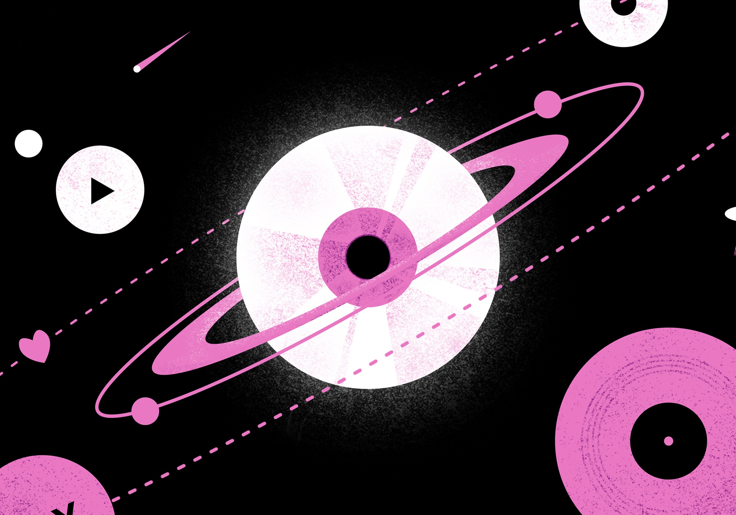 Ein animierter Explainer, der sich mit der Musikbewegung Hyperpop auseinandersetzt.