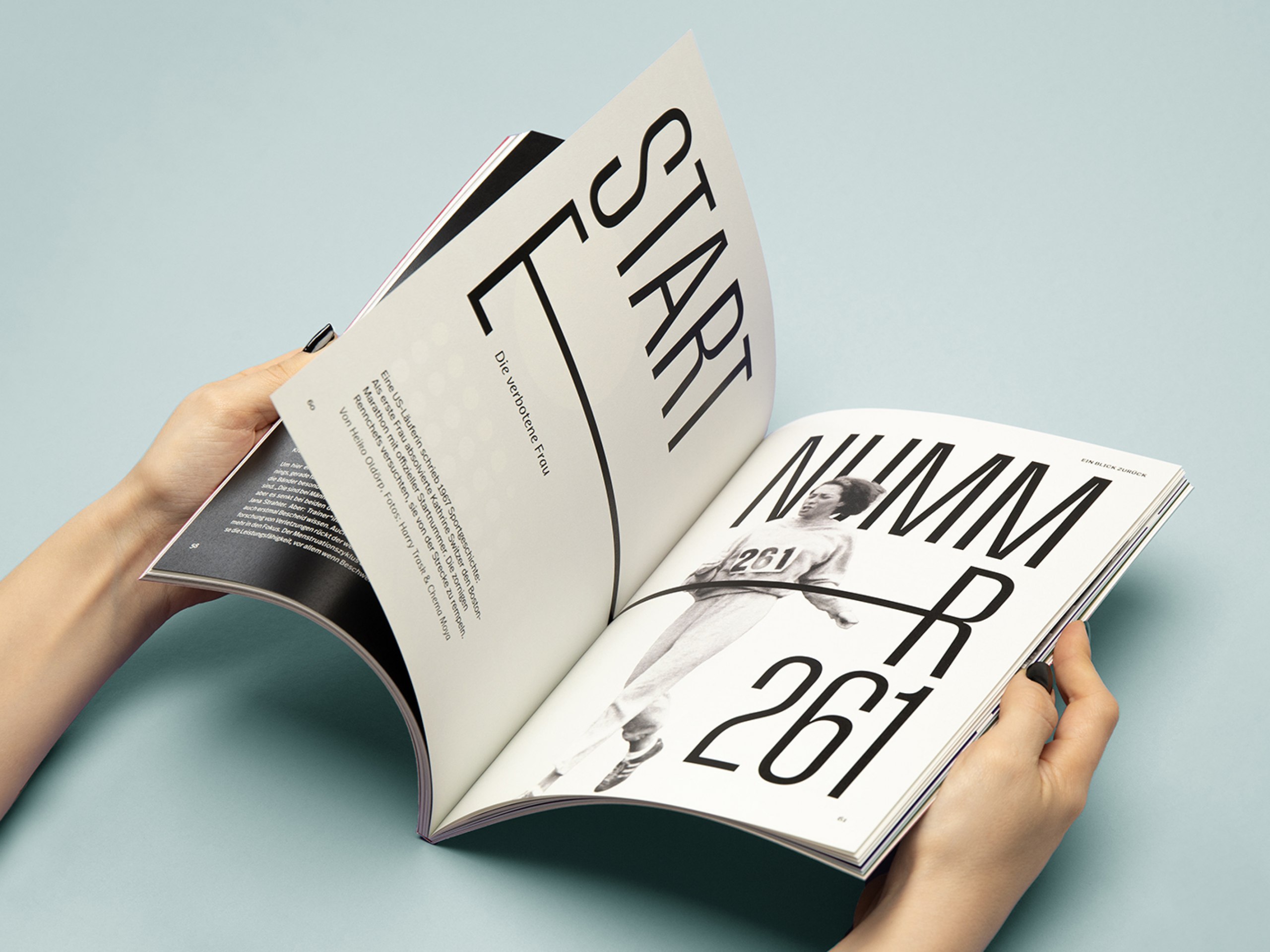 Konzeption und Gestaltung eines Frauen-Sportmagazins