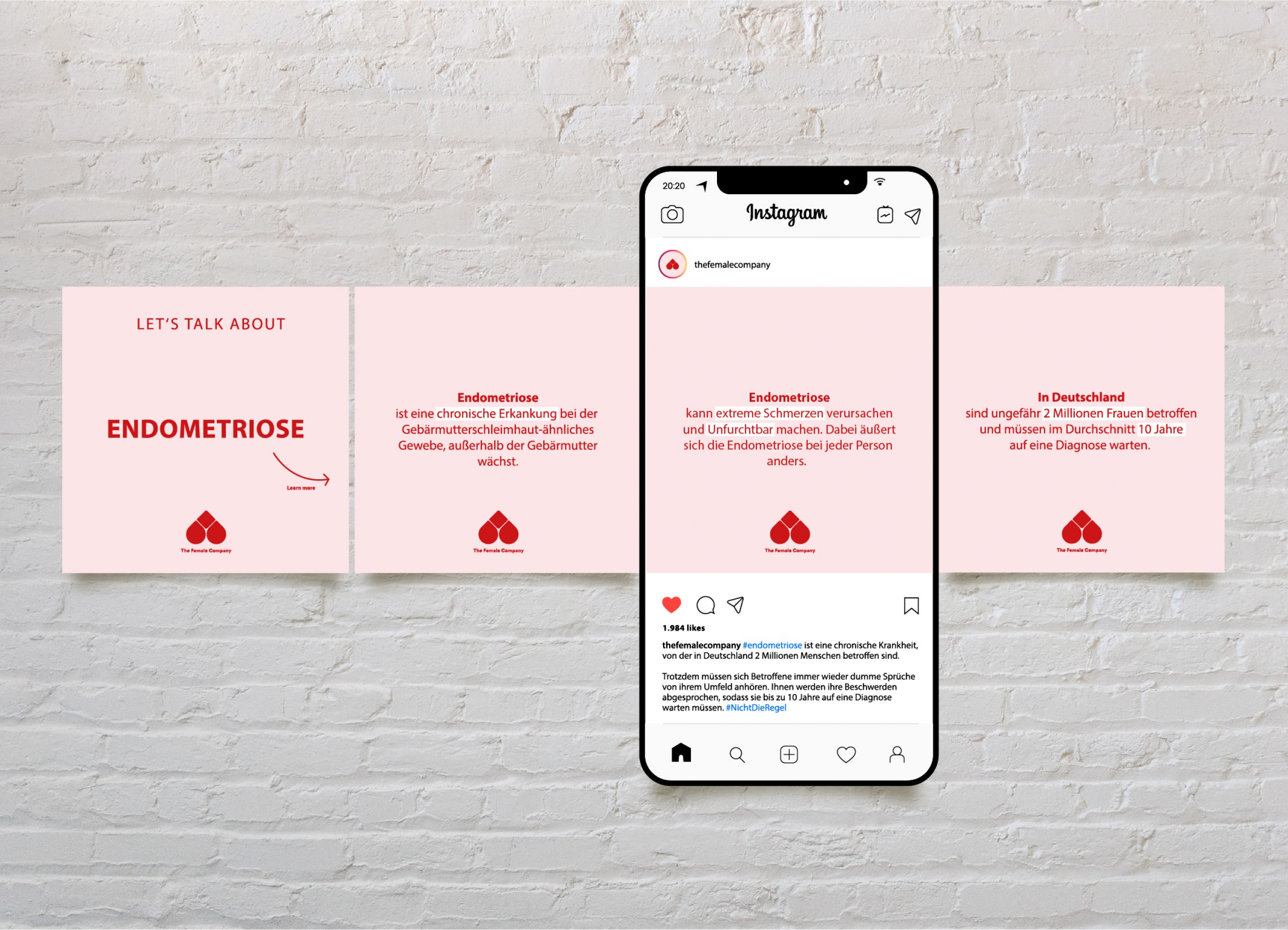 Eine Awareness Kampagne zur Sensibilisierung und Aufklärung der chronischen Erkrankung Endometriose