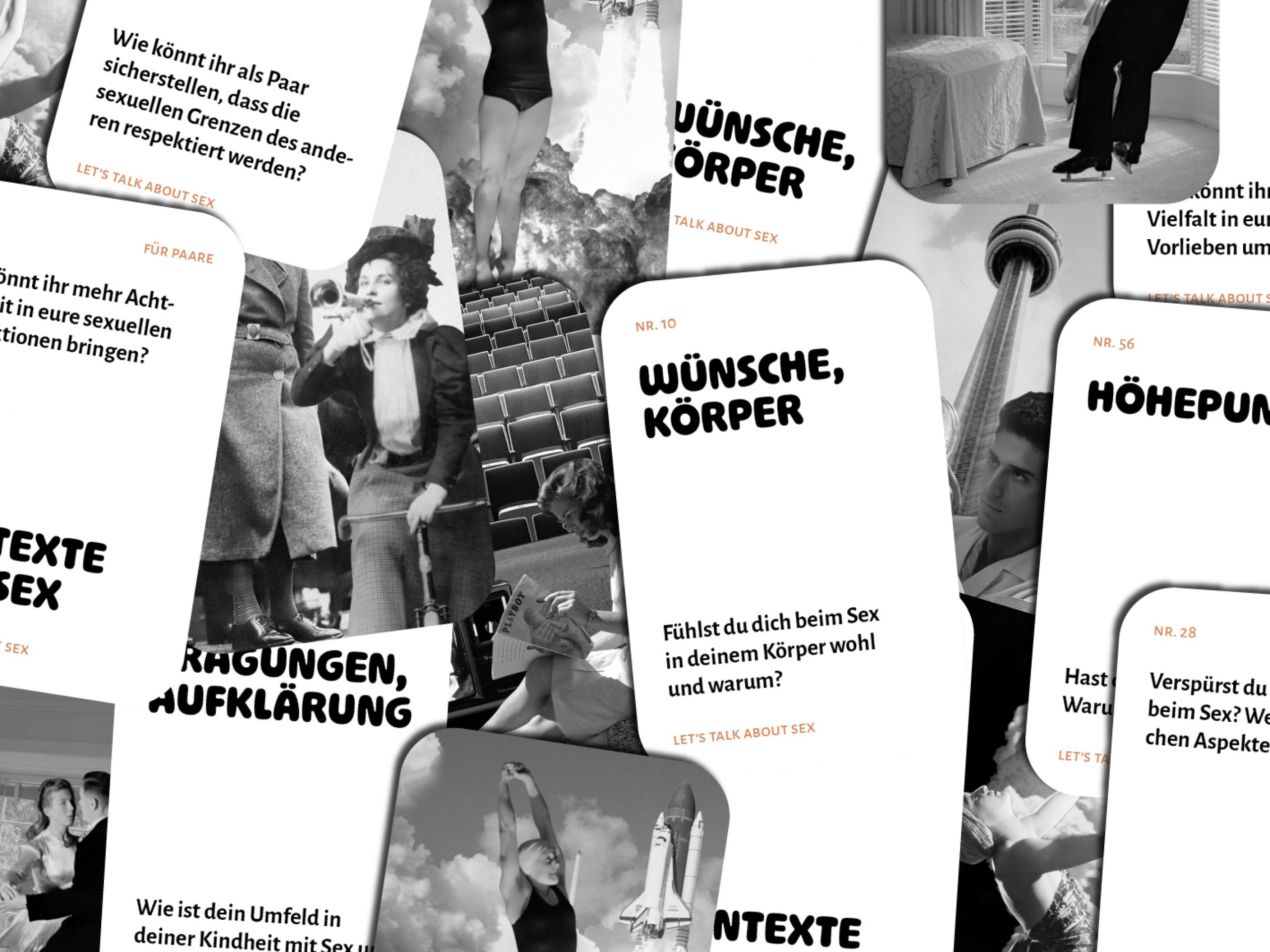 Ein Kartenset und Booklet zum Nachdenken, Reflektieren und Austauschen über Sex und Sexualität