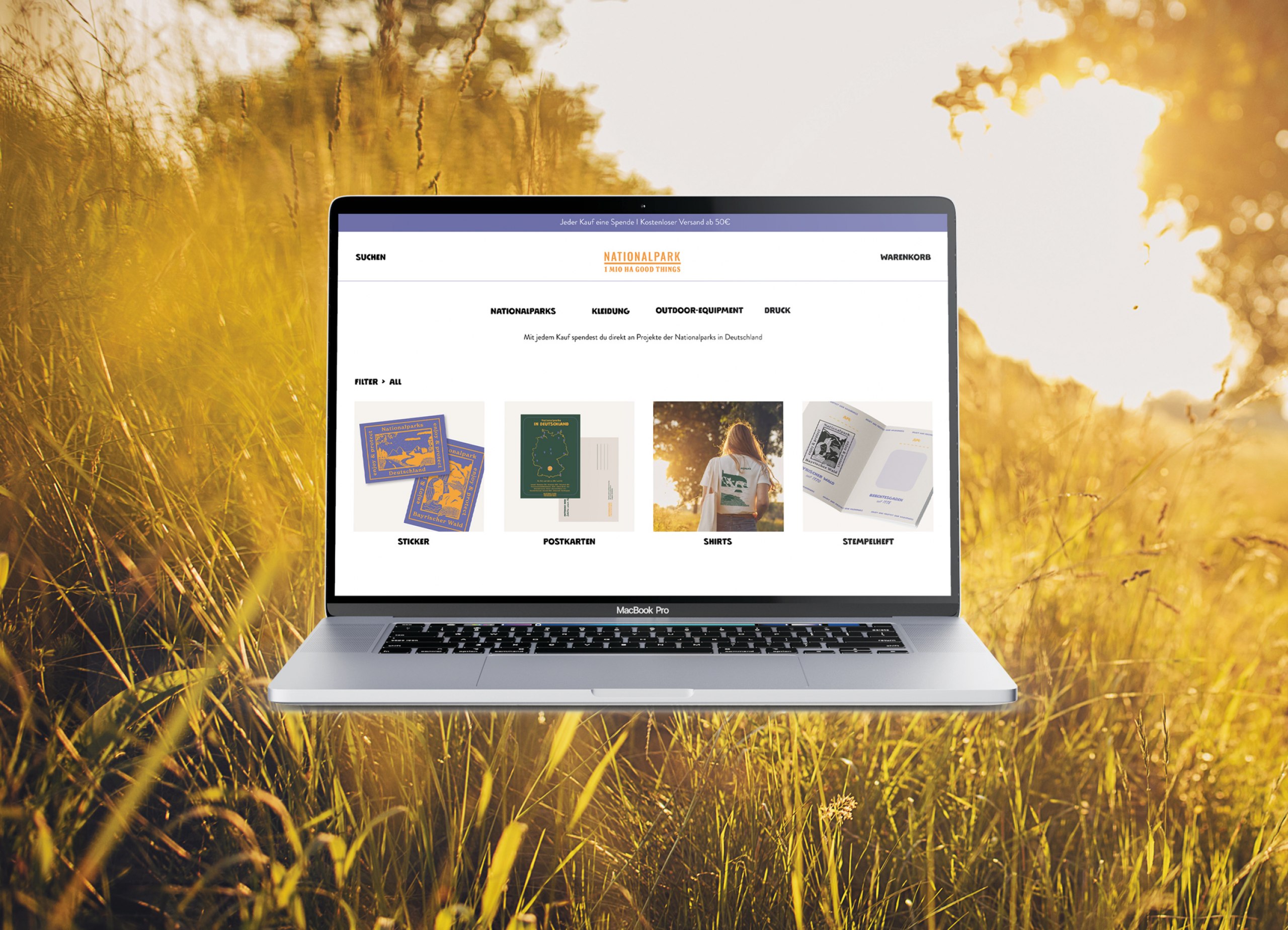 Neues Erscheinungsbild und informativer Merchandise für die Nationalparks in Deutschland