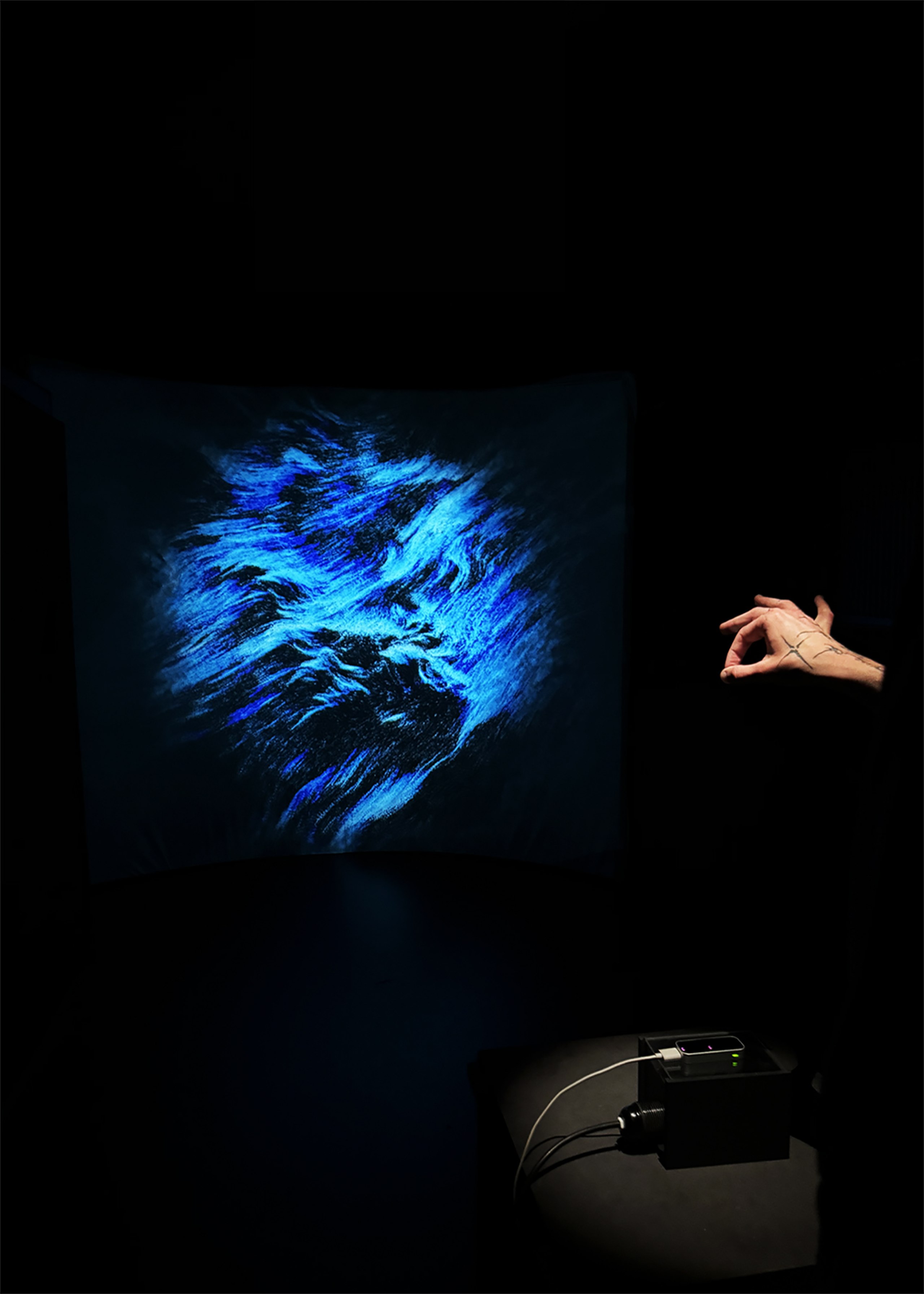 Interaktive Sound- und Lichtinstallation