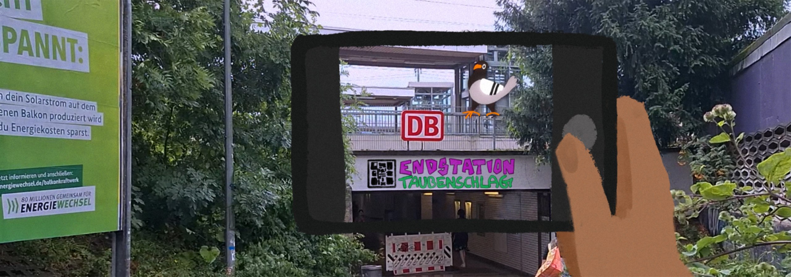 AR-Anwendung zur Visualisierung von Taubenverhalten am Hildesheimer Hauptbahnhof