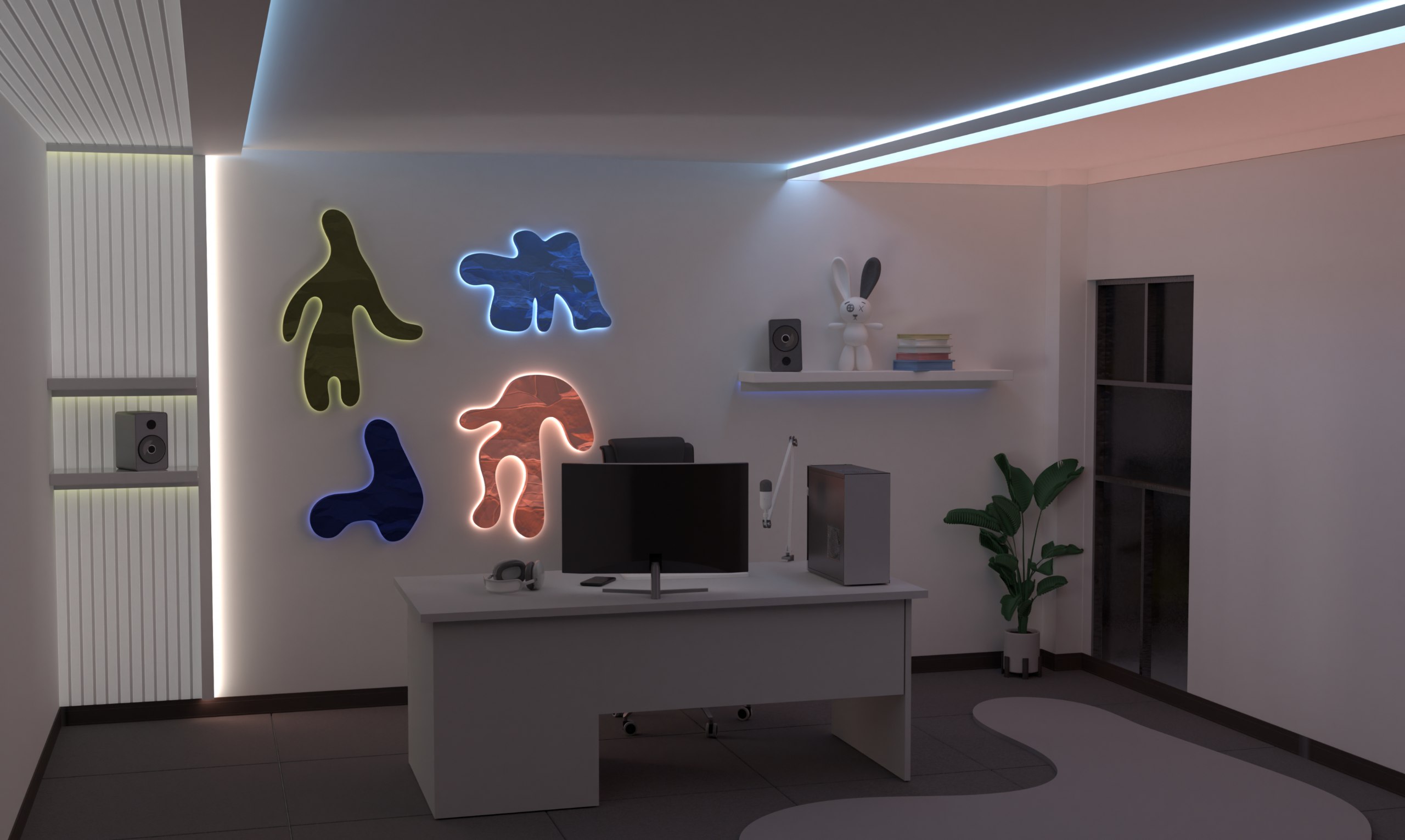 Wandformen für den Gaming-Bereich