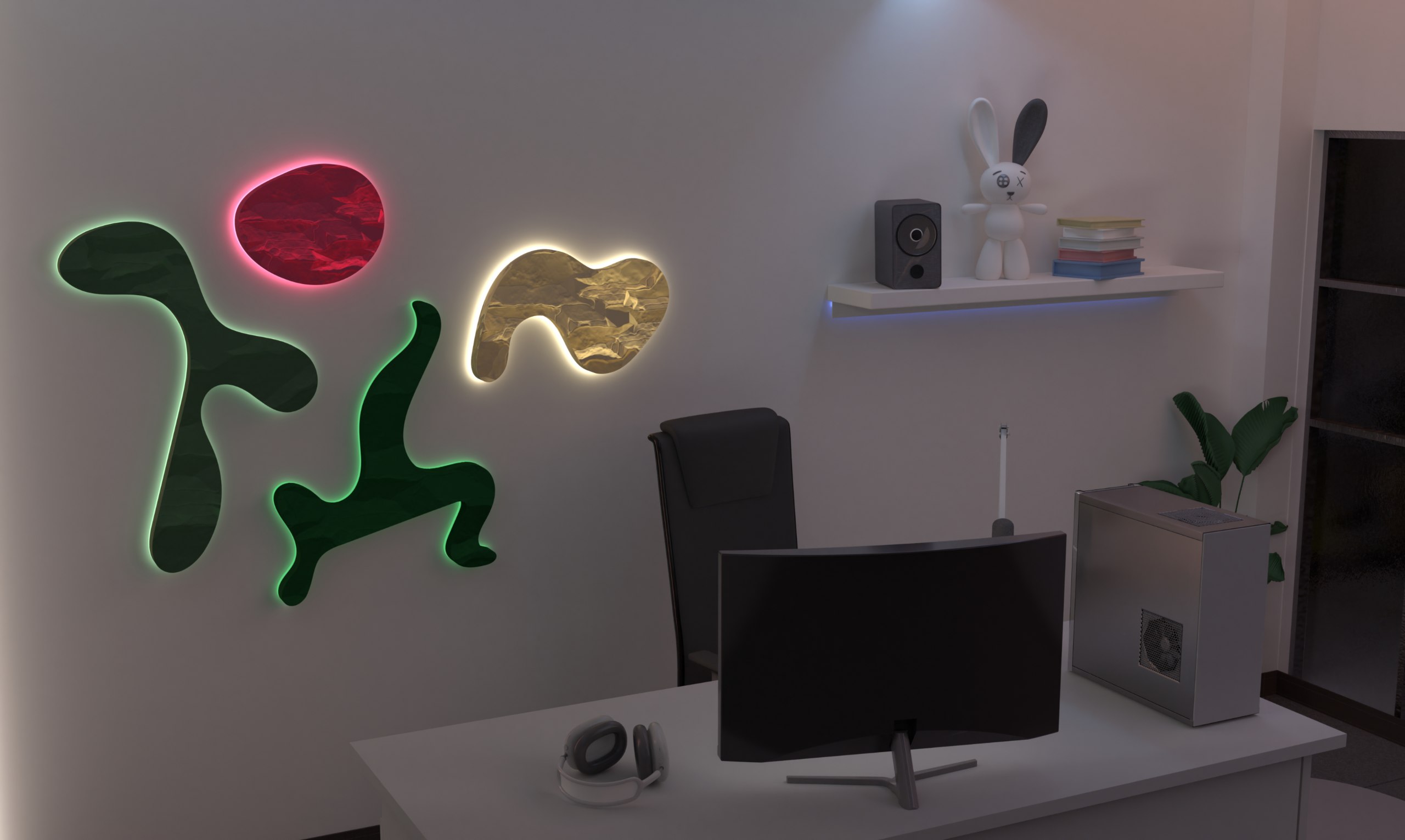 Wandformen für den Gaming-Bereich