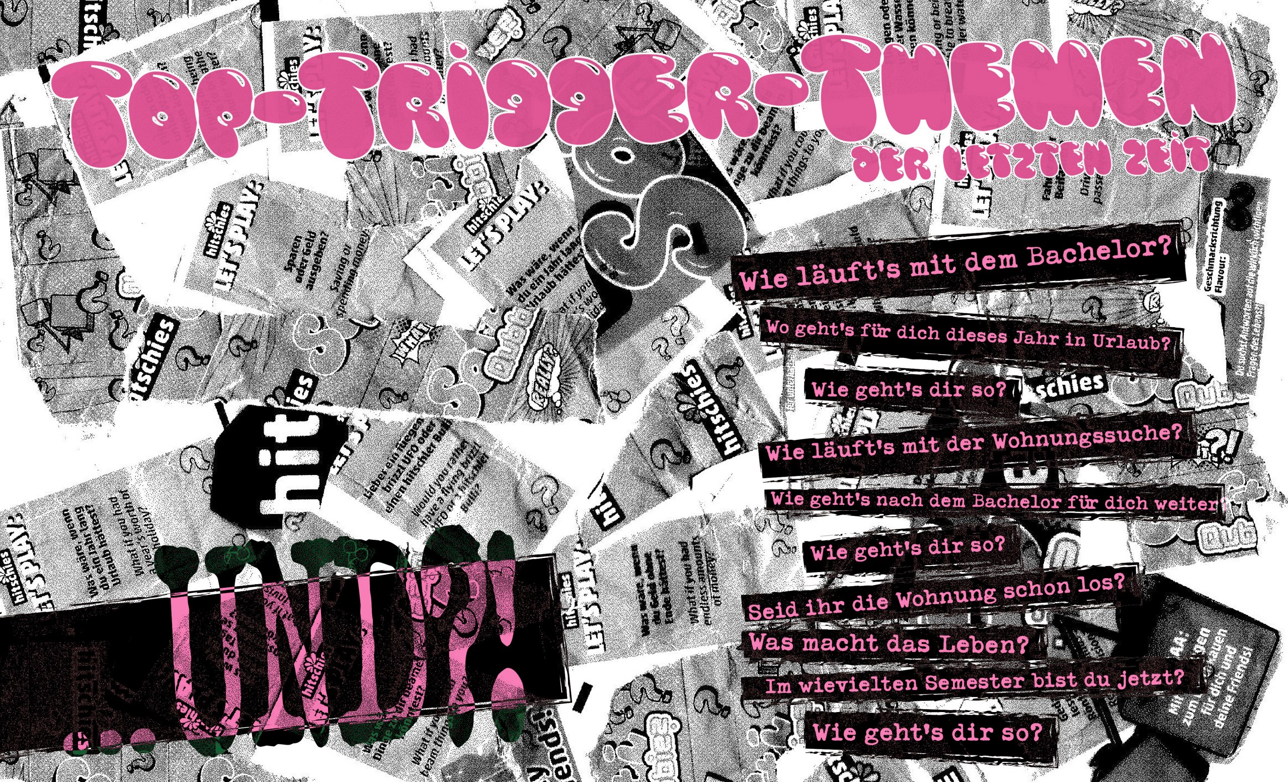 A Zine, portraying it's palindrome.