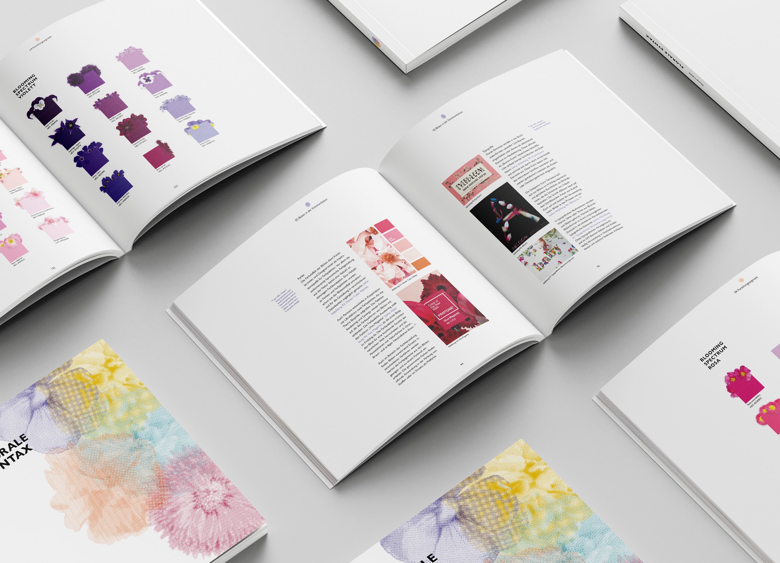 Nature-centered Design am Beispiel von Blüten als Kommunikation, Material und Element der Gestaltung