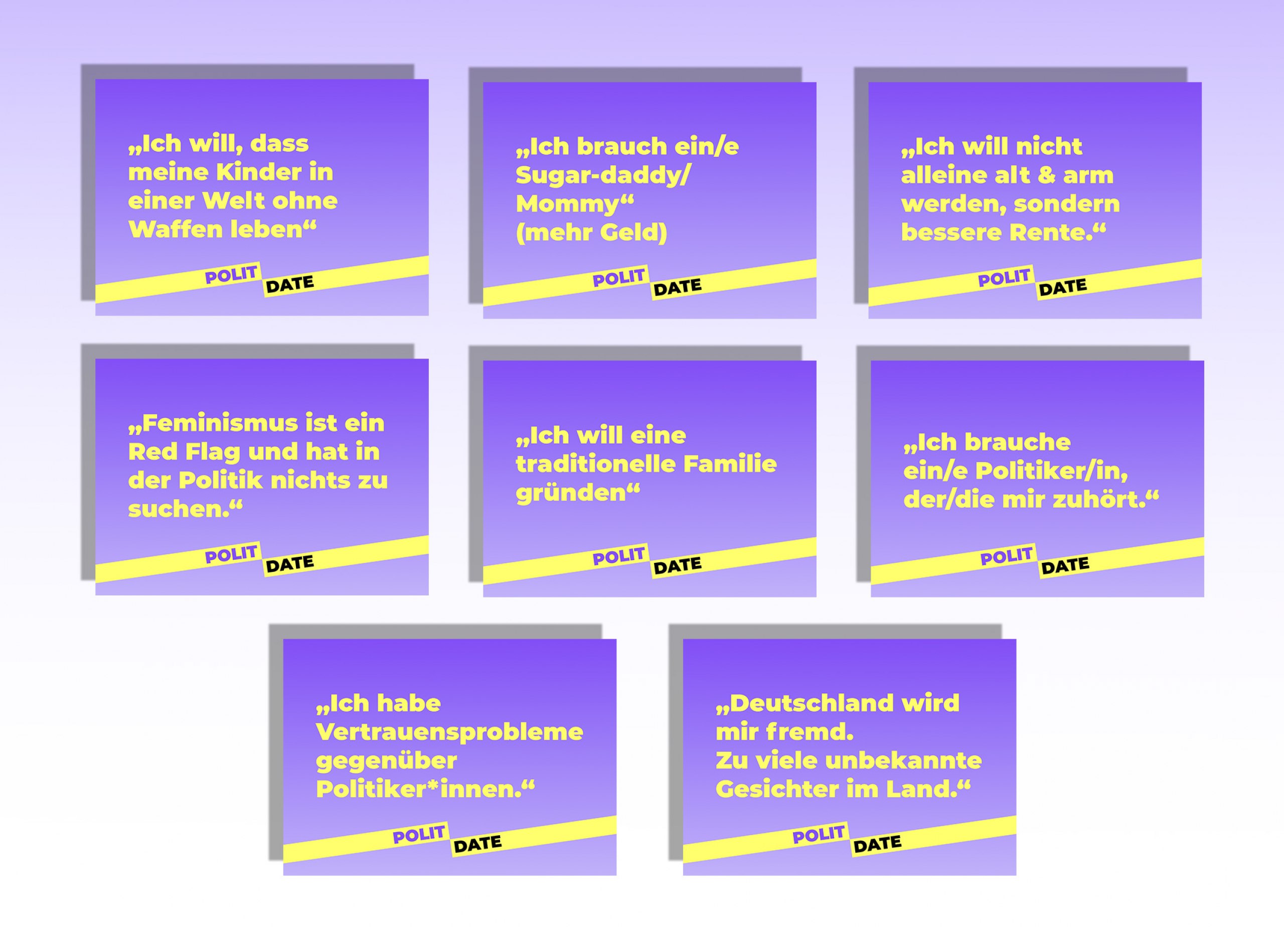 politisches Dating-Format gegen Rechtspopulismus