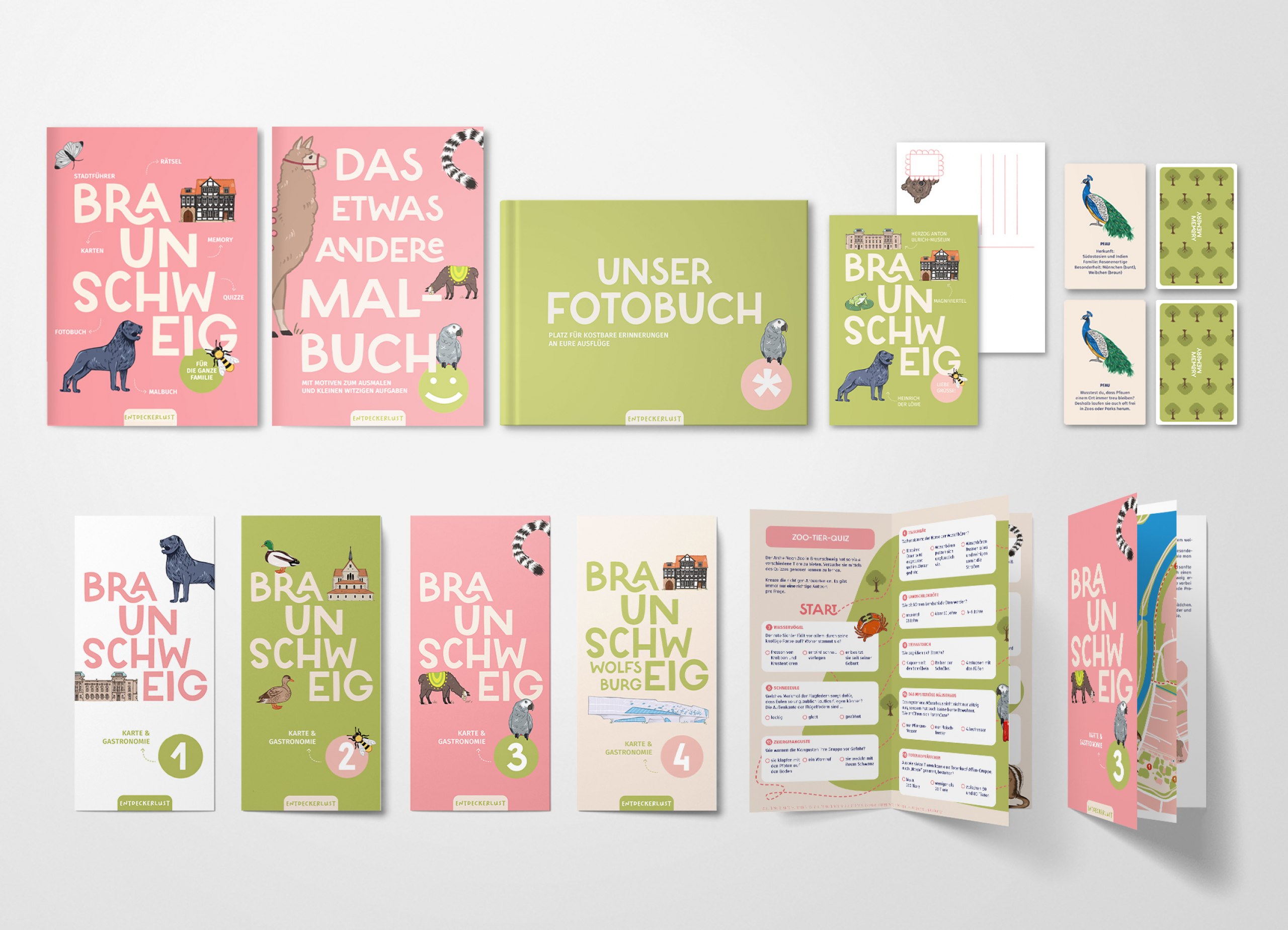Konzeption und Gestaltung eines Familienstadtführers mit Rätsel, Spiel und Spaß