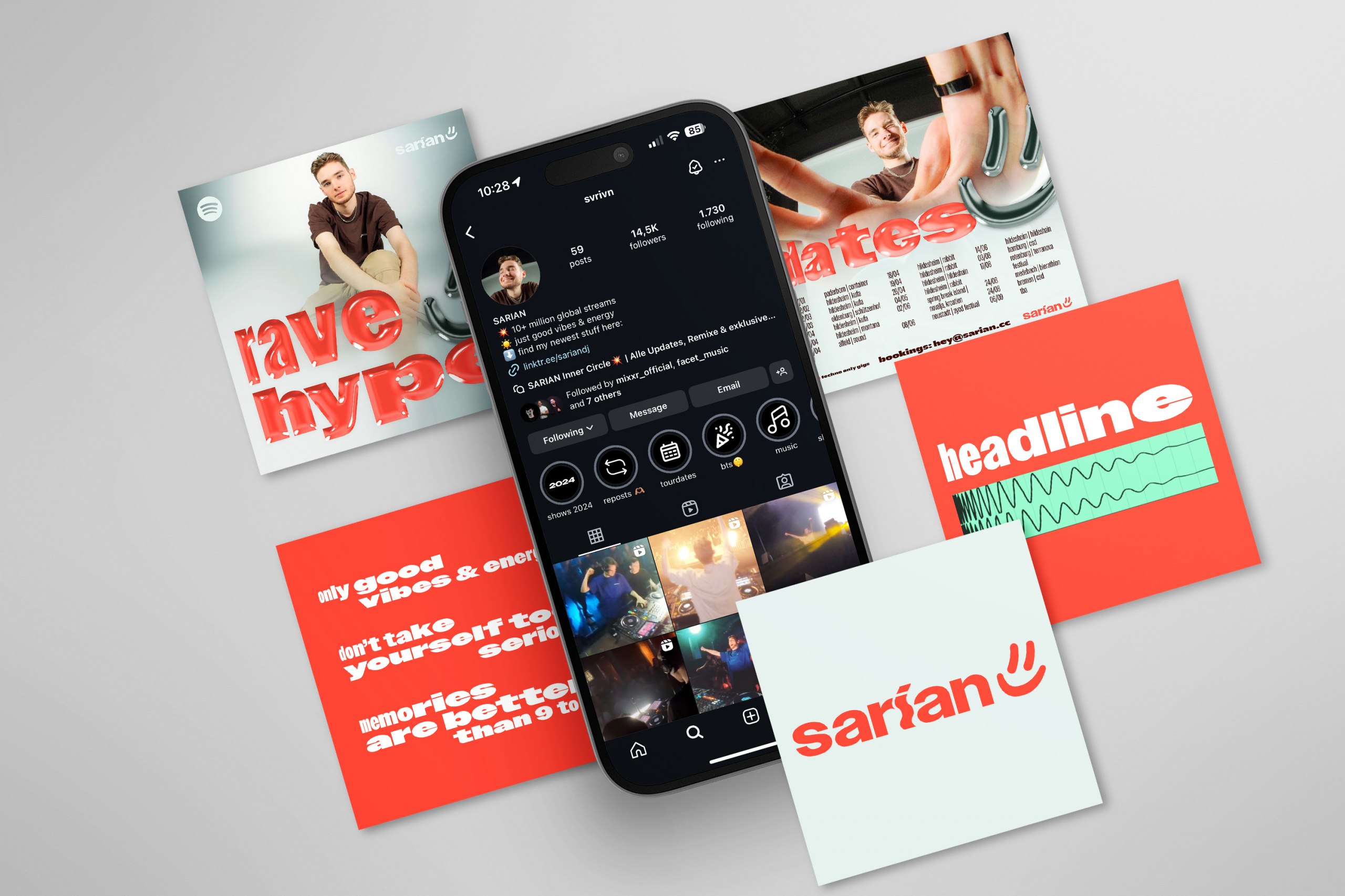 Kreation einer DJ-Brand