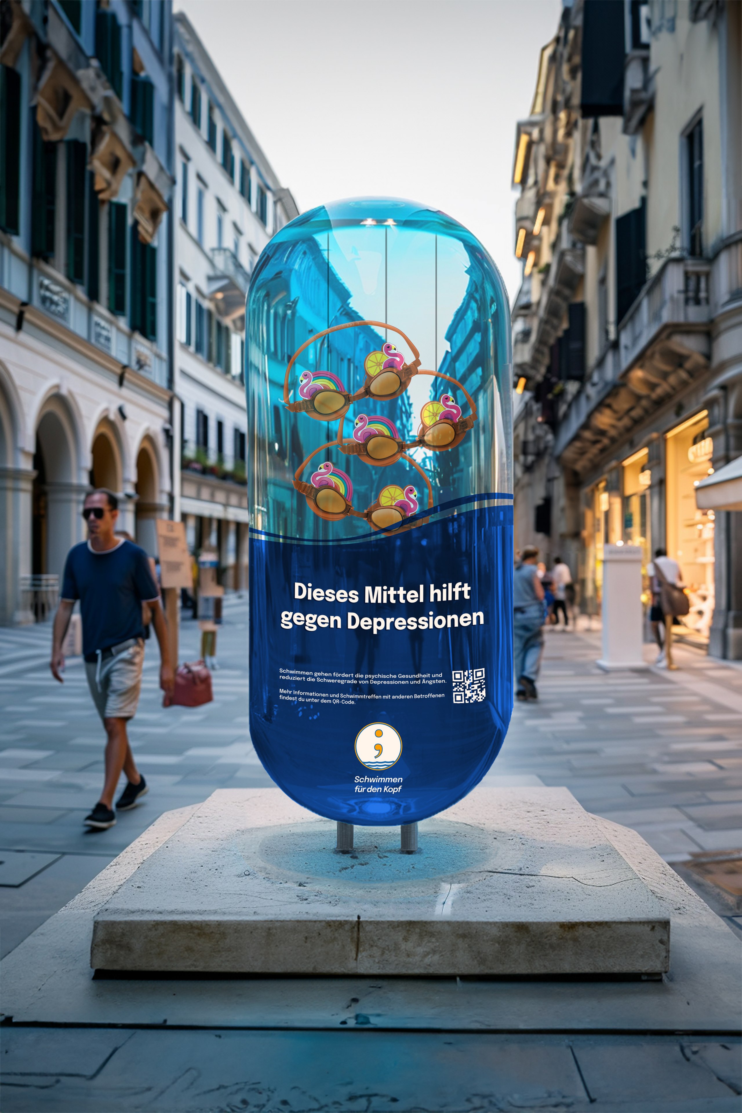 Ein Kampagnenbranding zur Linderung von Depressionen und Angstzuständen