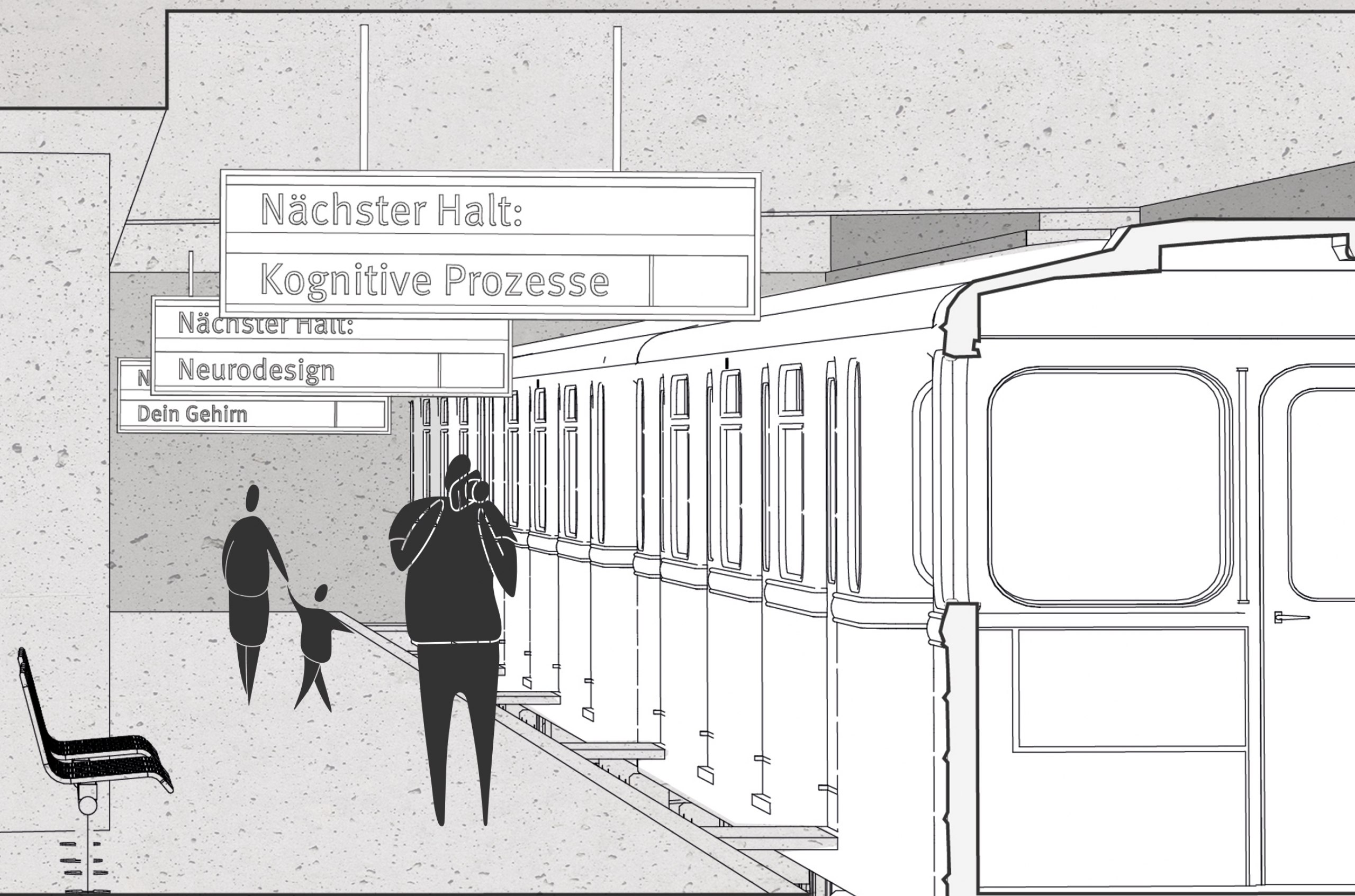 Planung einer Ausstellung in einer U-Bahn-Station