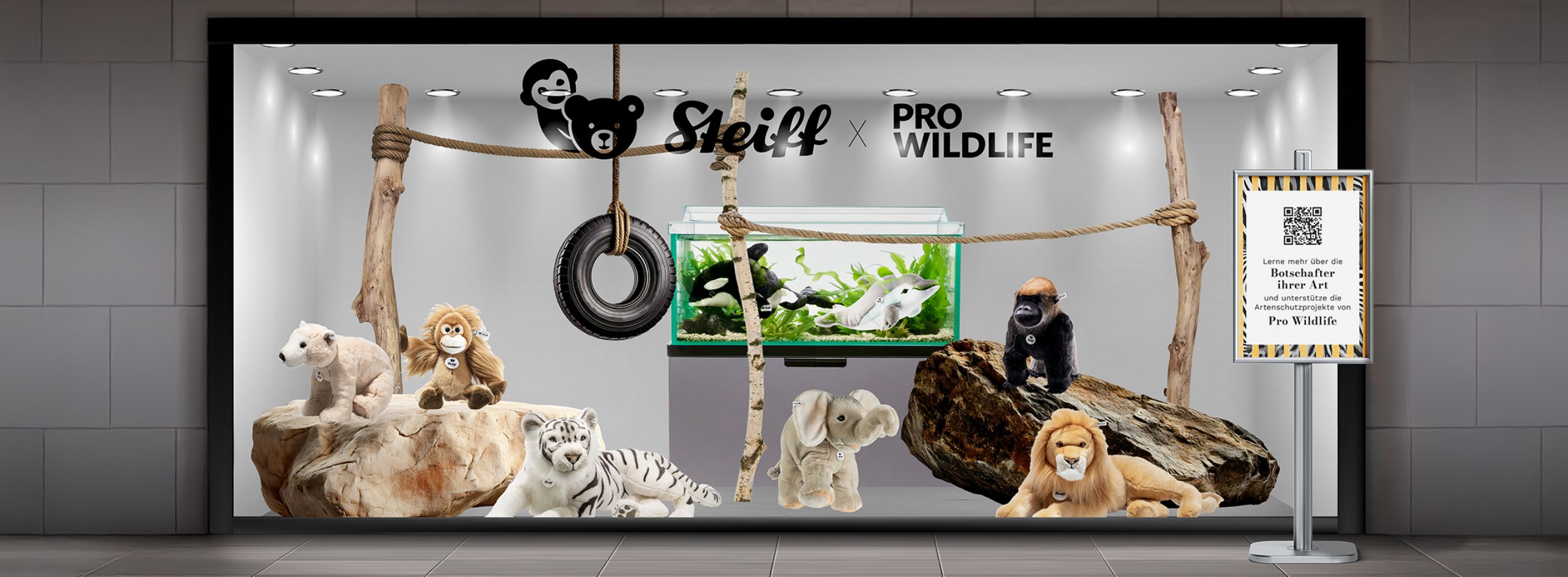 Eine Aufklärungskampagne über die Missstände in zoologischen Einrichtungen