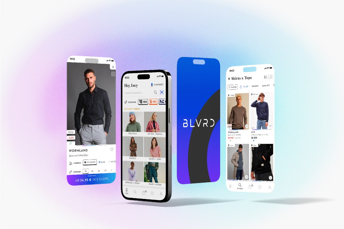 UI-Redesign einer "Phygital" eco-clothing app