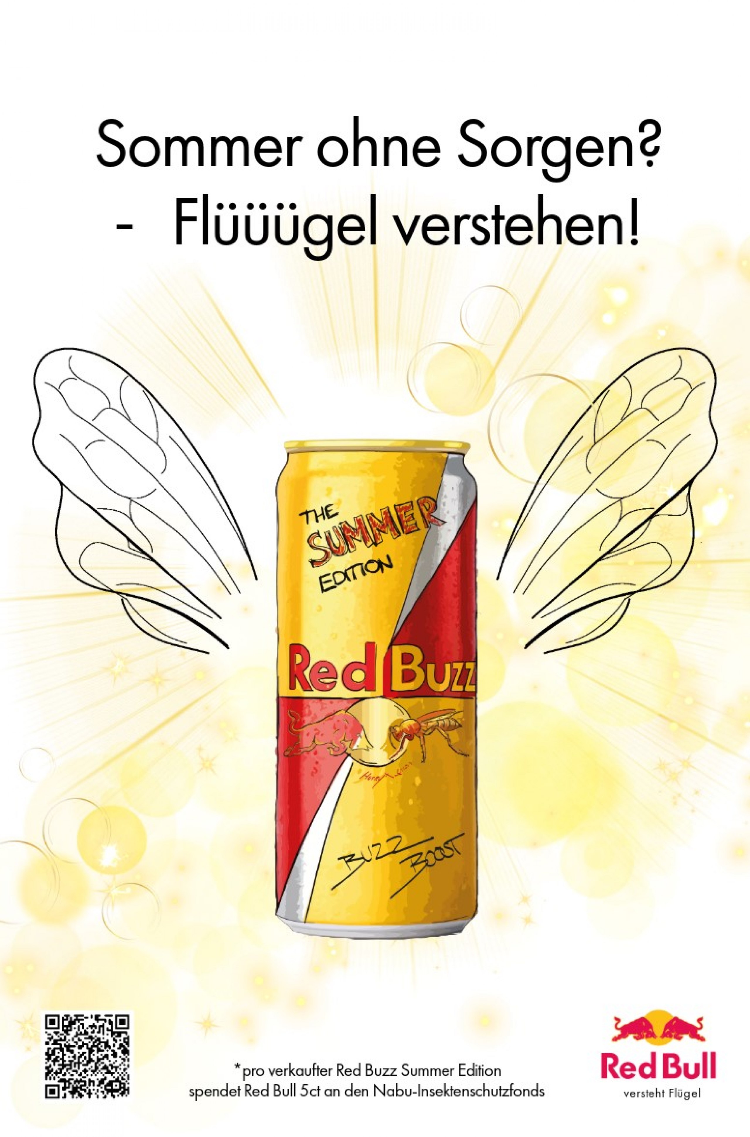 Eine Sommer-Kampagne von Red Bull zur Aufklärung über Wespen mit dem Ziel der Angstprävention