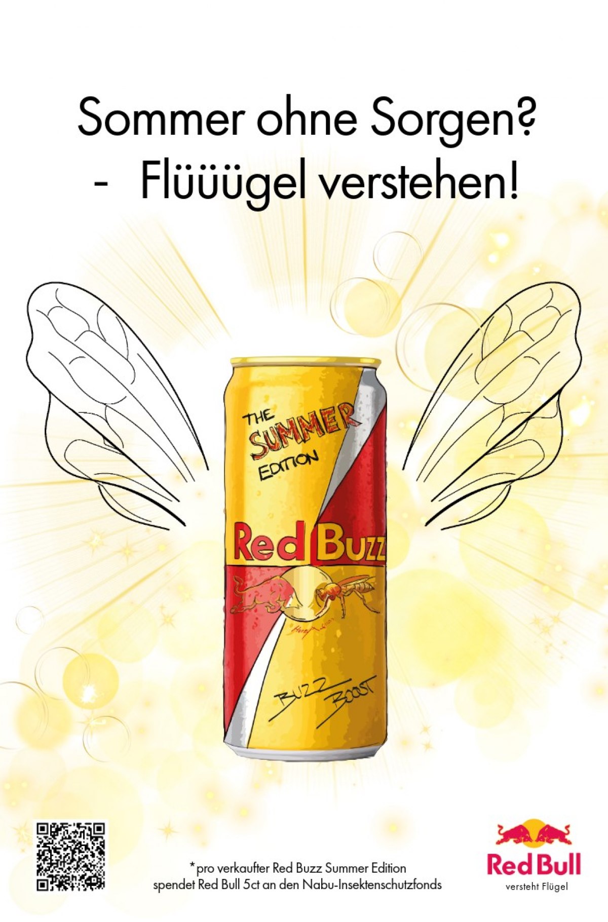 Eine Sommer-Kampagne von Red Bull zur Aufklärung über Wespen mit dem Ziel der Angstprävention