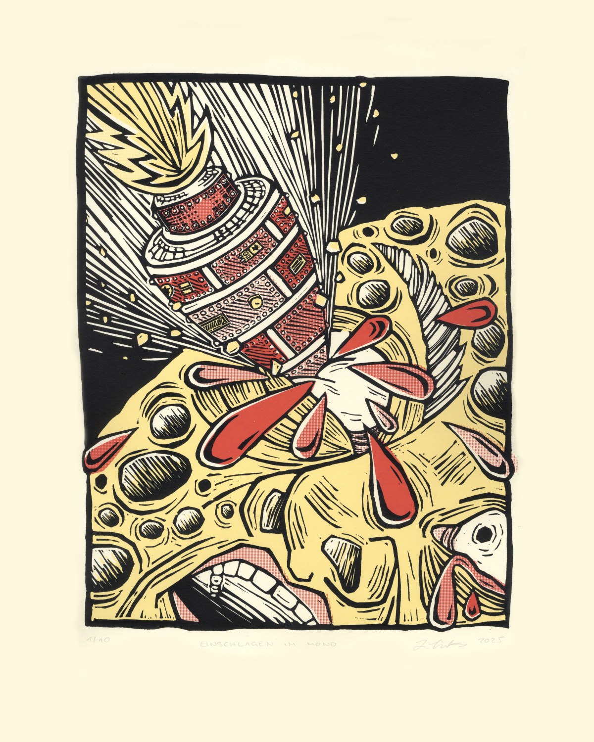 Eine illustrative Neuinterpretation von Georges Méliès Filmklassiker