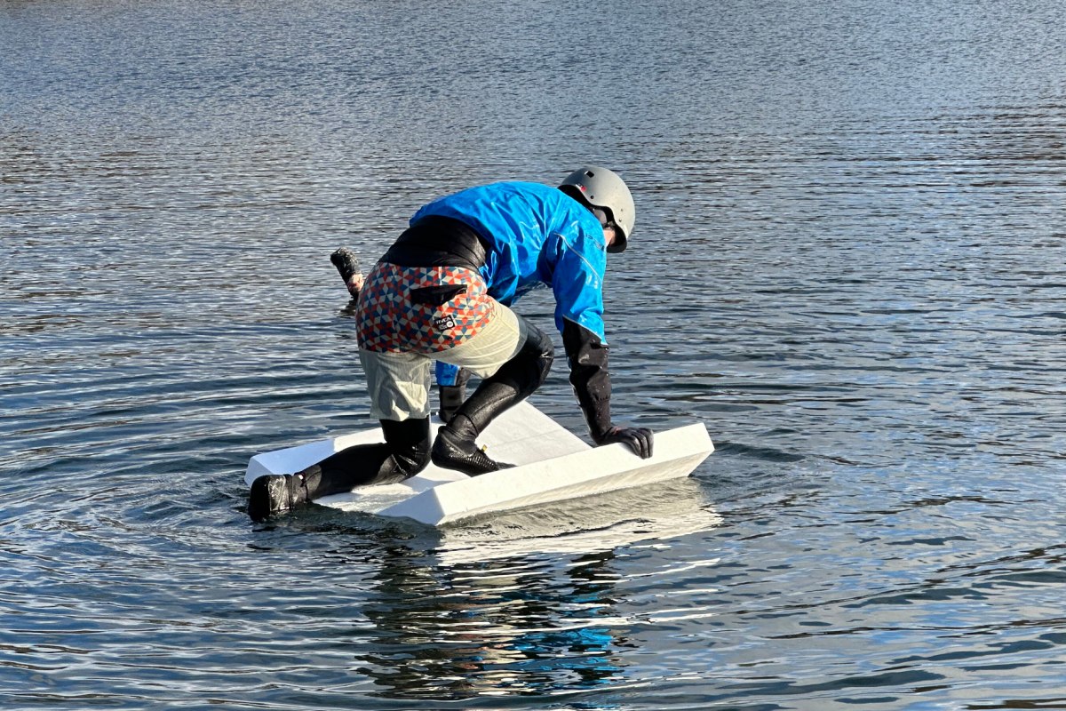 Balance auf dem Wasser