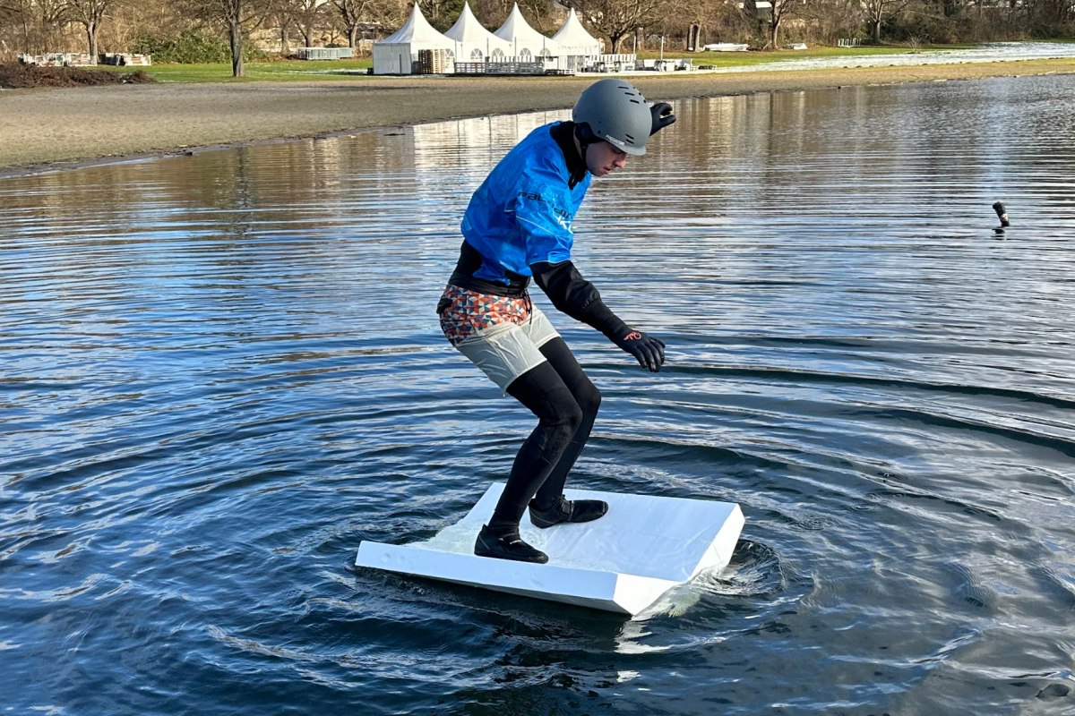 Balance auf dem Wasser