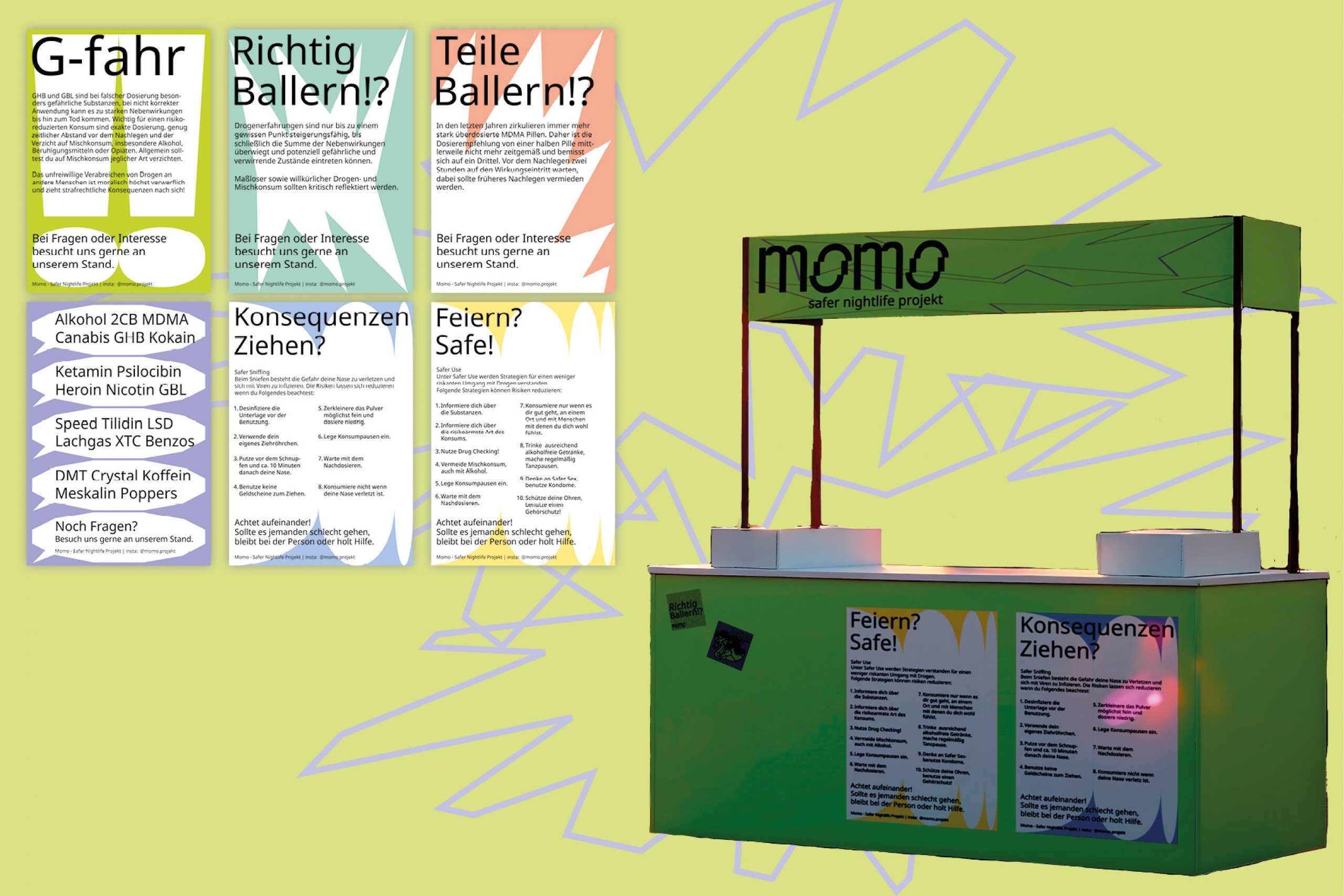 Corporate Design eines Safer Nightlife-Vereins