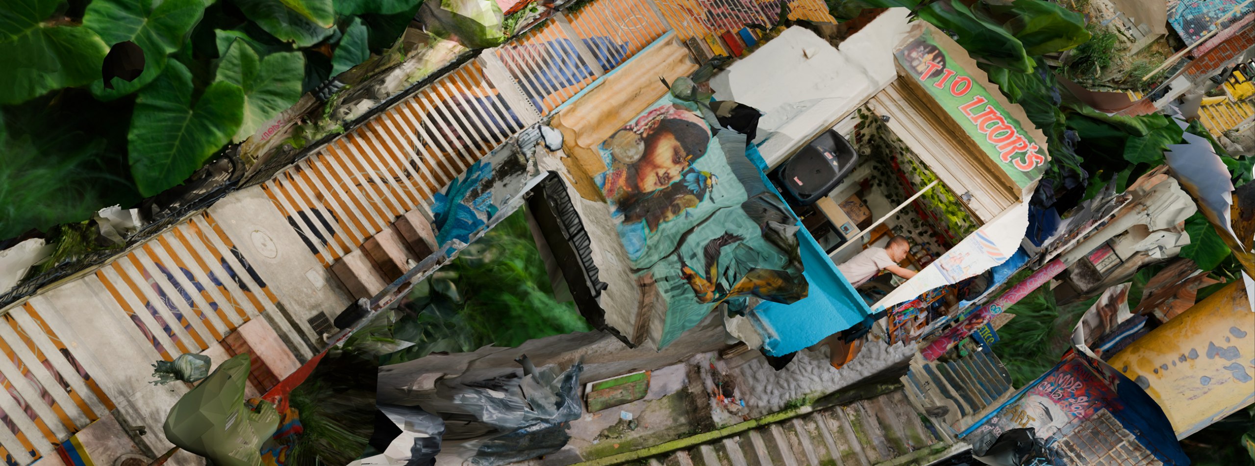 Eine immersive Ausstellung über den Wandel der Comuna 13 vom Konfliktherd zum Tourismushotspot