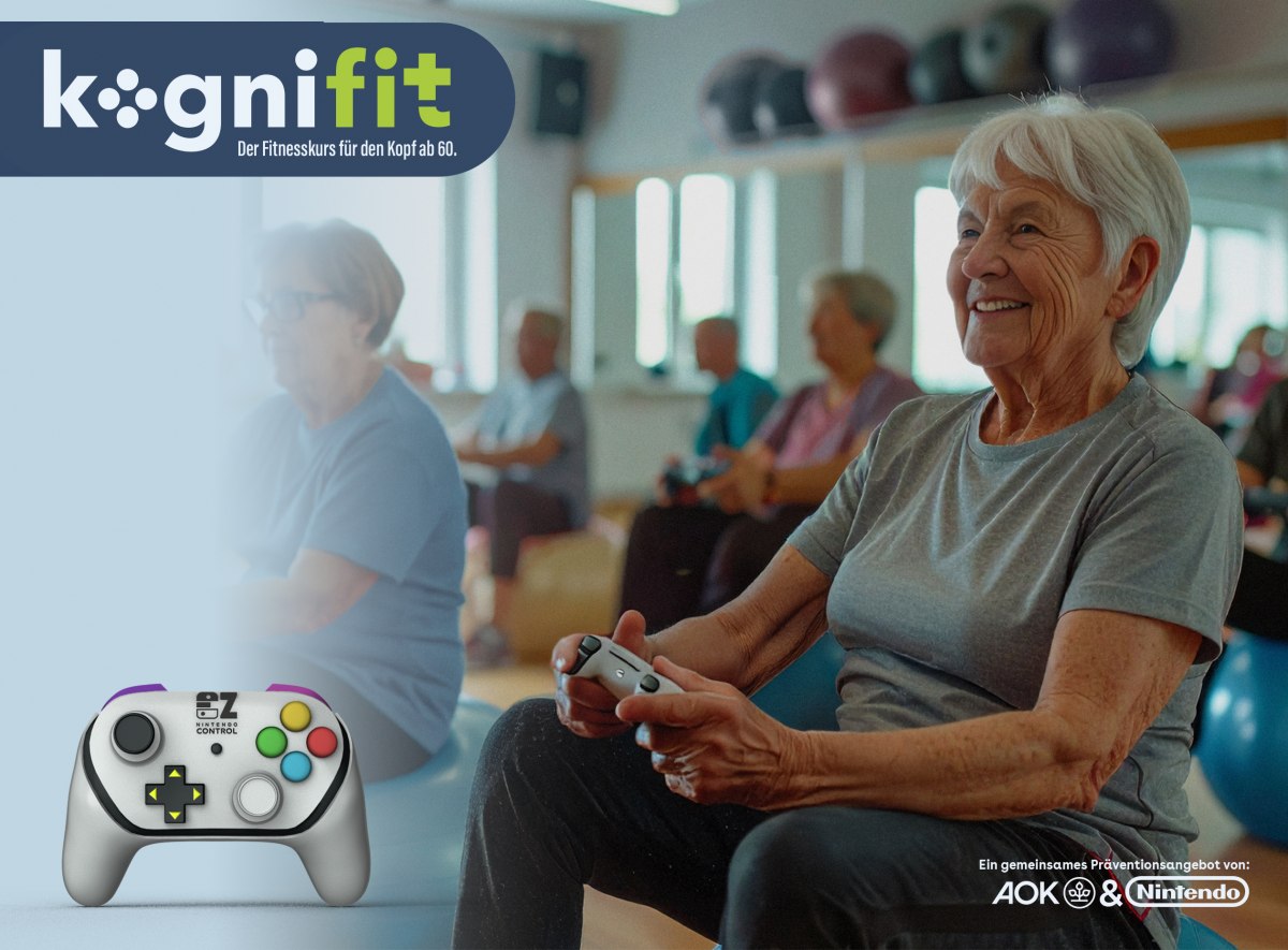 Eine Kampagne für Senioren zur Förderung kognitiver Fitness und digitaler Teilhabe durch Gaming