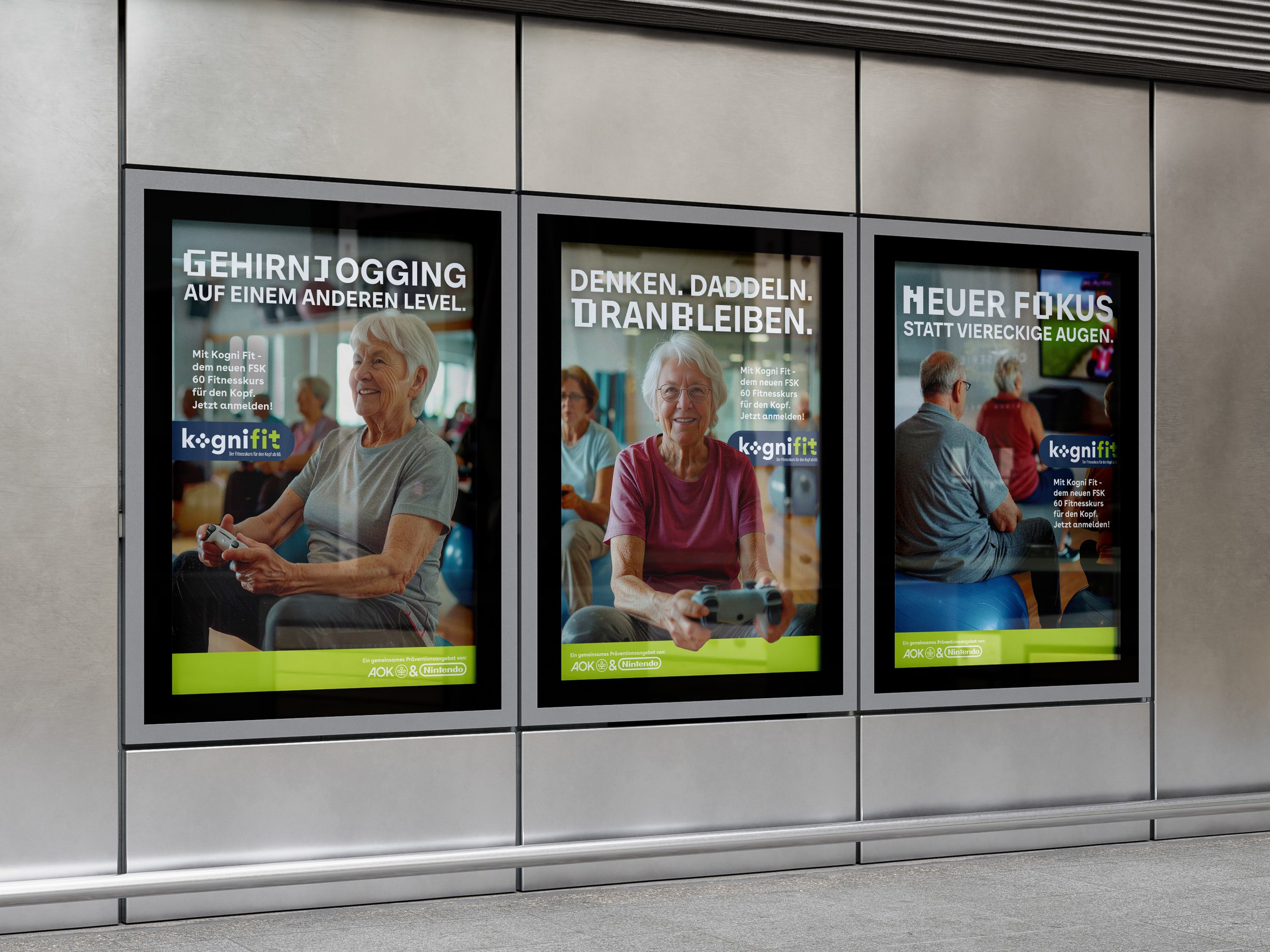 Eine Kampagne für Senioren zur Förderung kognitiver Fitness und digitaler Teilhabe durch Gaming