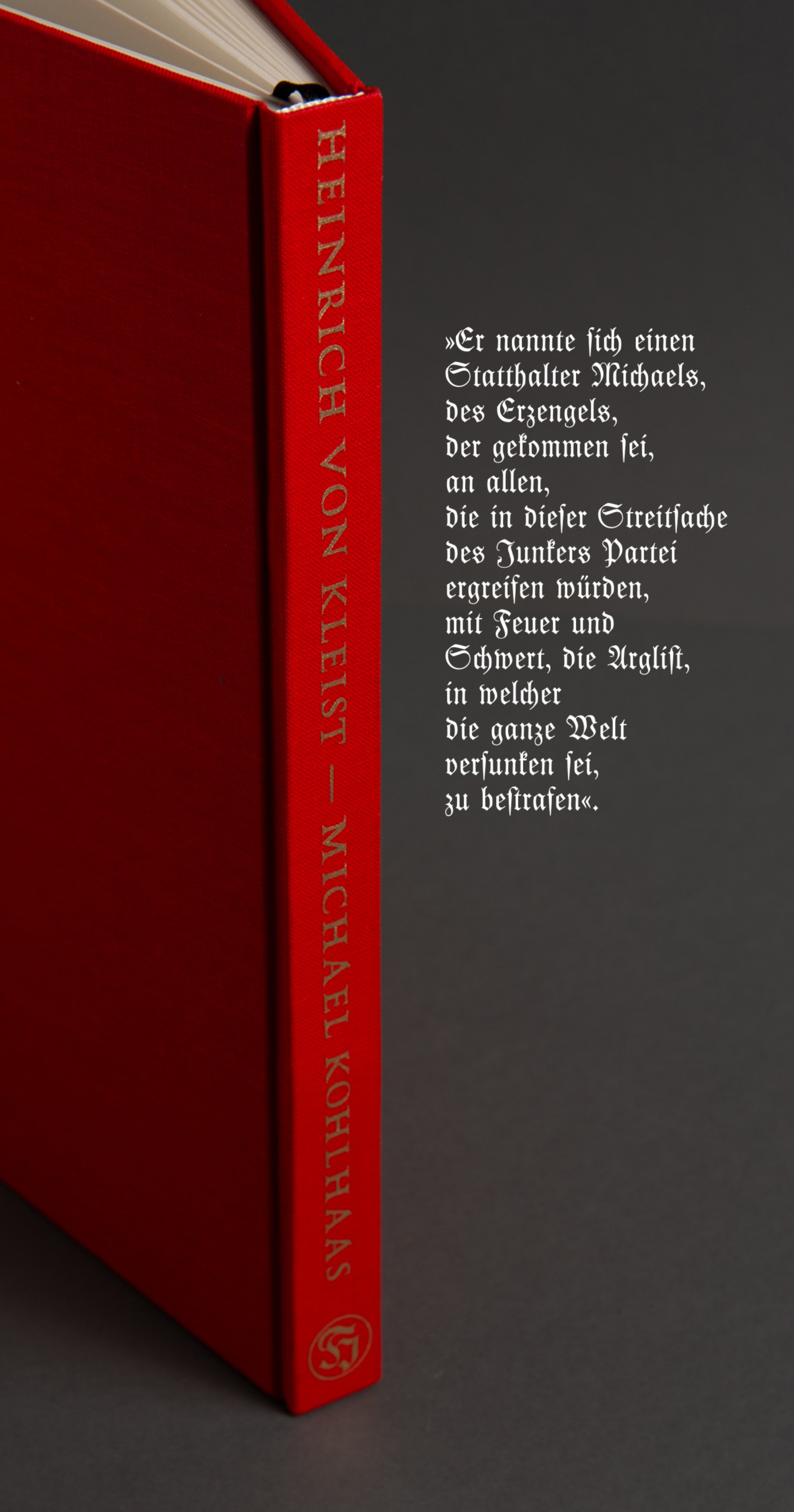 Buchgestaltung zu Heinrich von Kleists „Michael Kohlhaas“
