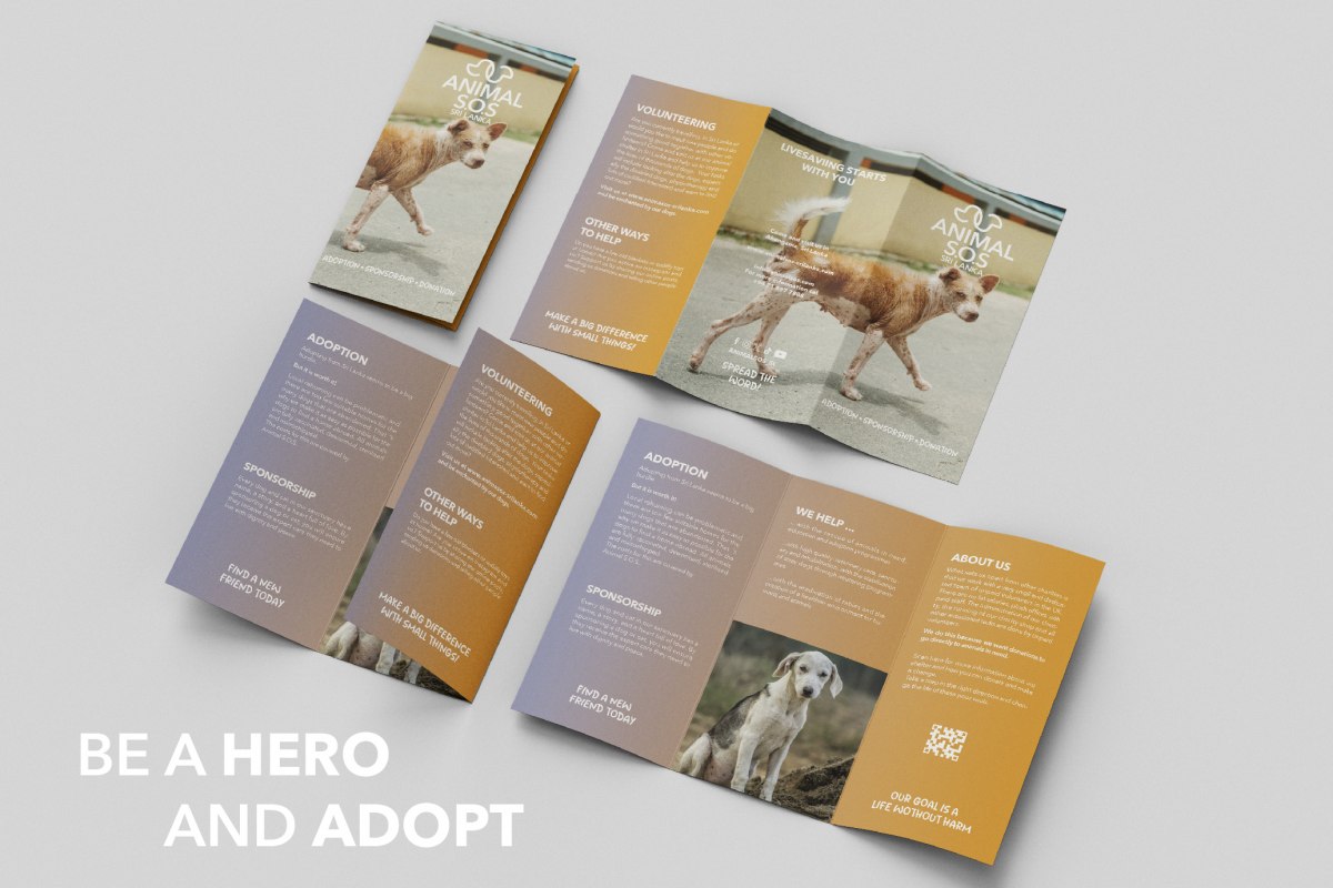 Gestaltung eines neuen Erscheinungsbildes für die Tierschutzorganisation
Animal S.O.S - Sri Lanka