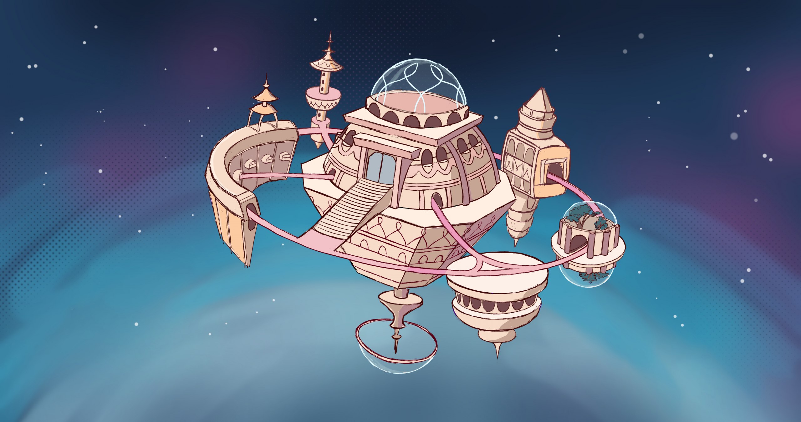 Konzeption eines Science Fiction Cartoons mit Fokus auf Character Design und Visual Development