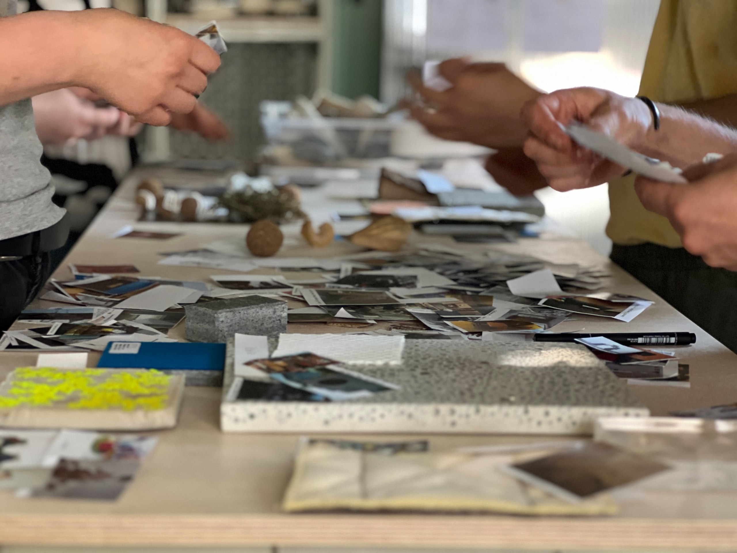 Raum für praktische, multisensorische Material- und Design-Erfahrung