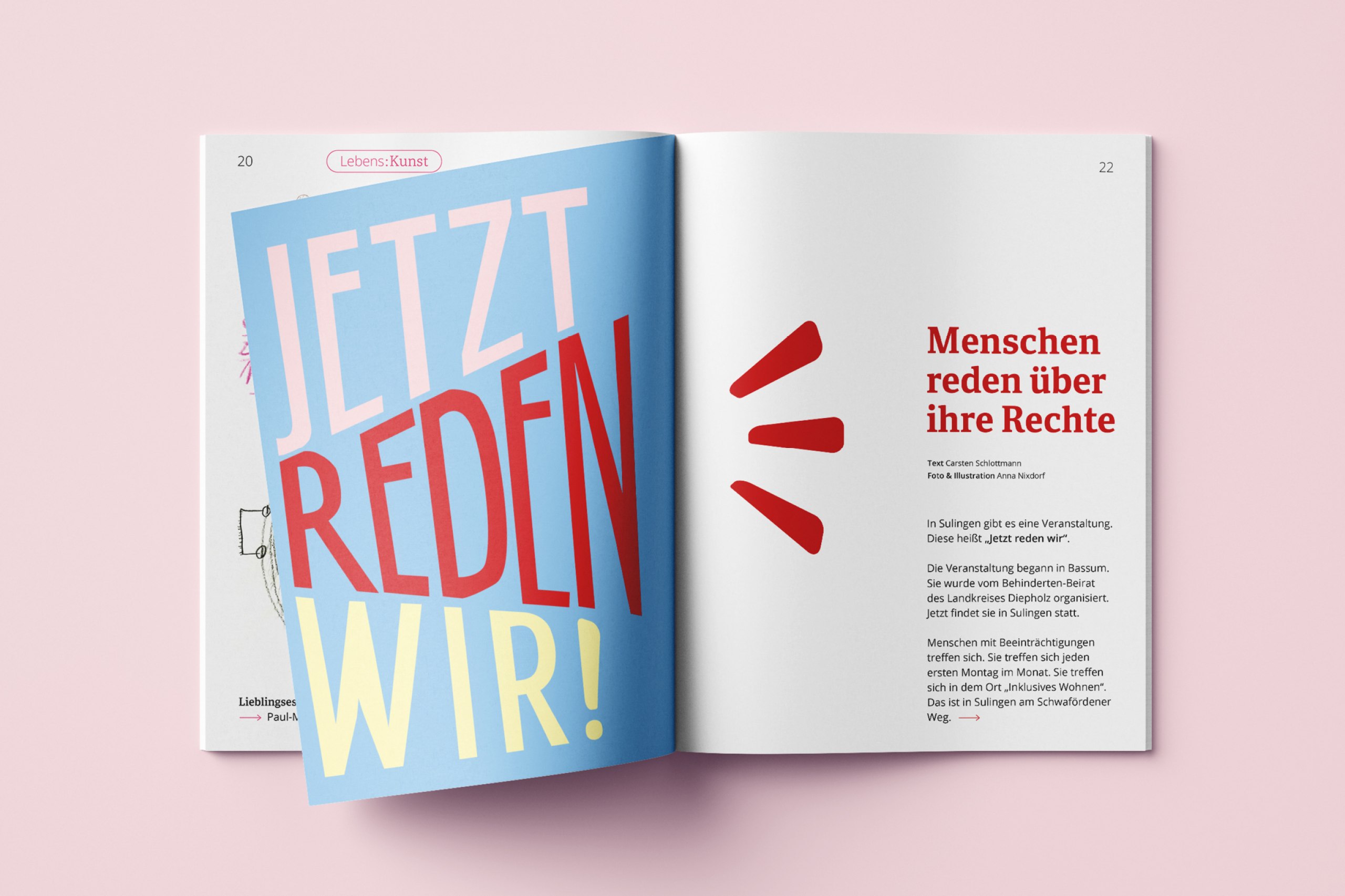 Das inklusive Magazin der Lebenshilfe Grafschaft Diepholz in Einfacher und Schwerer Sprache