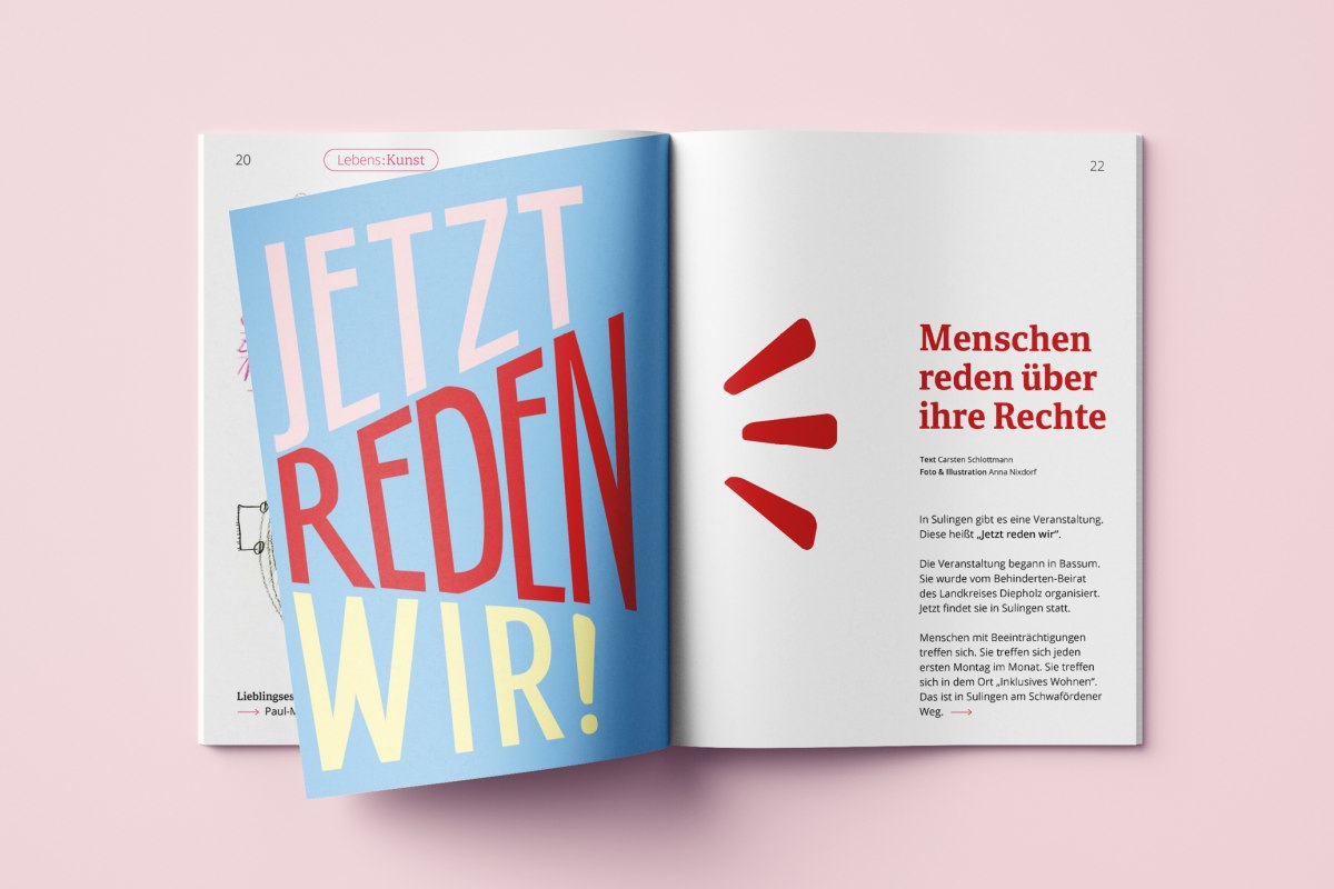 Das inklusive Magazin der Lebenshilfe Grafschaft Diepholz in Einfacher und Schwerer Sprache