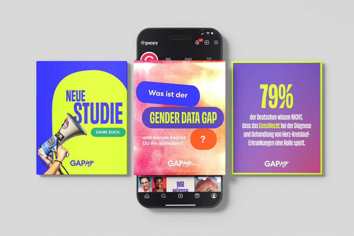 Ein Kampagnenkonzept zur Sensibilisierung und Überwindung des Gender Data Gaps in der Medizin.