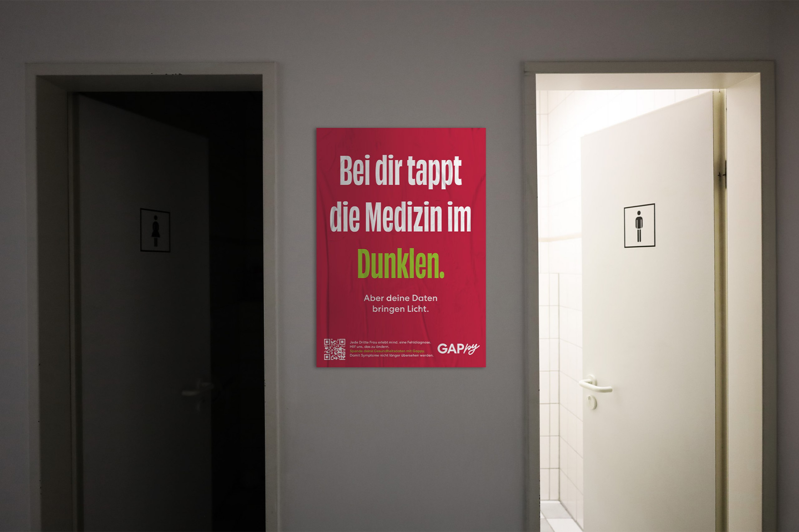 Ein Kampagnenkonzept zur Sensibilisierung und Überwindung des Gender Data Gaps in der Medizin.