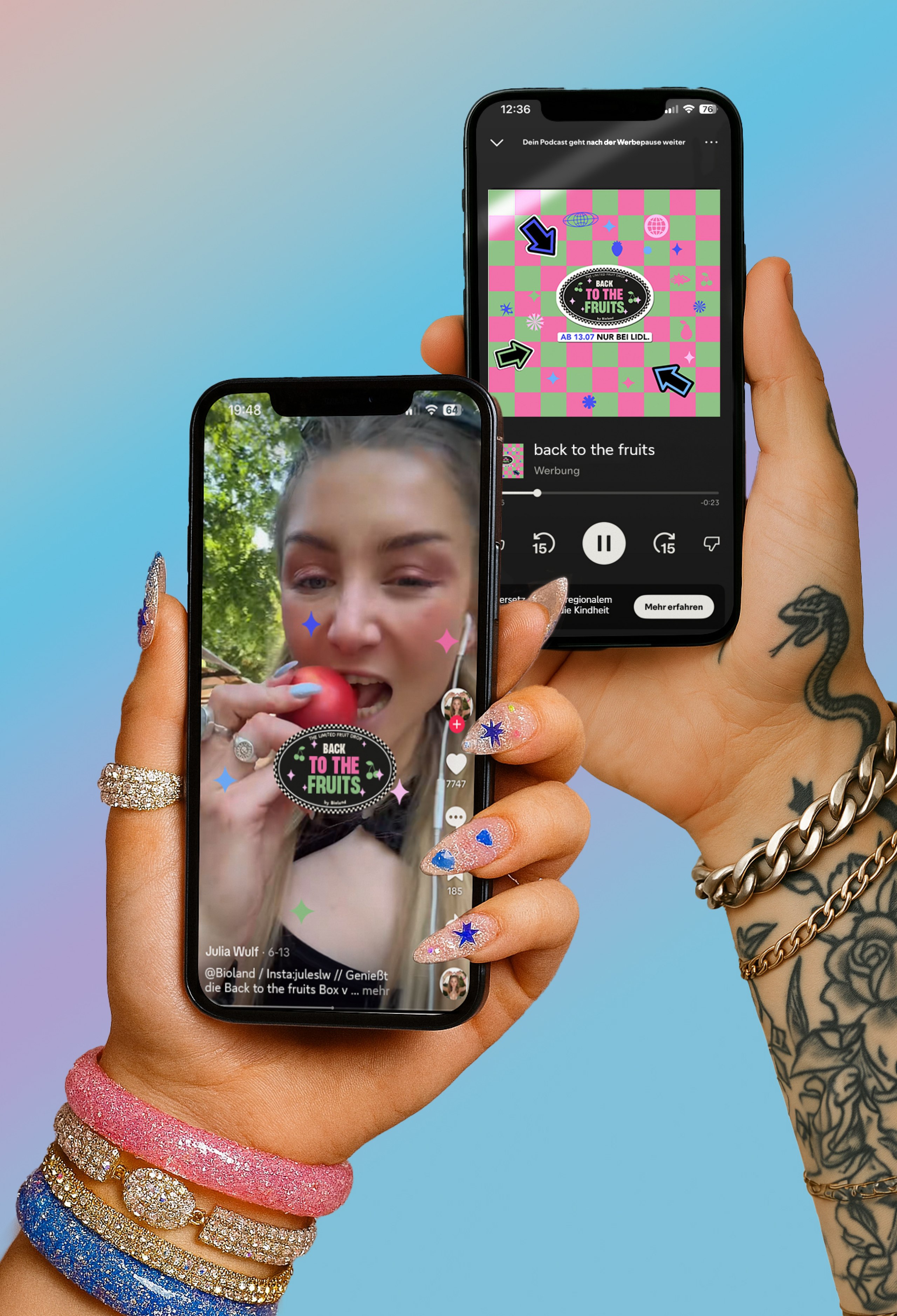Eine Bioland-Influencer-Kampagne — mit der „Back to the Fruits“-Box für regionales Obst